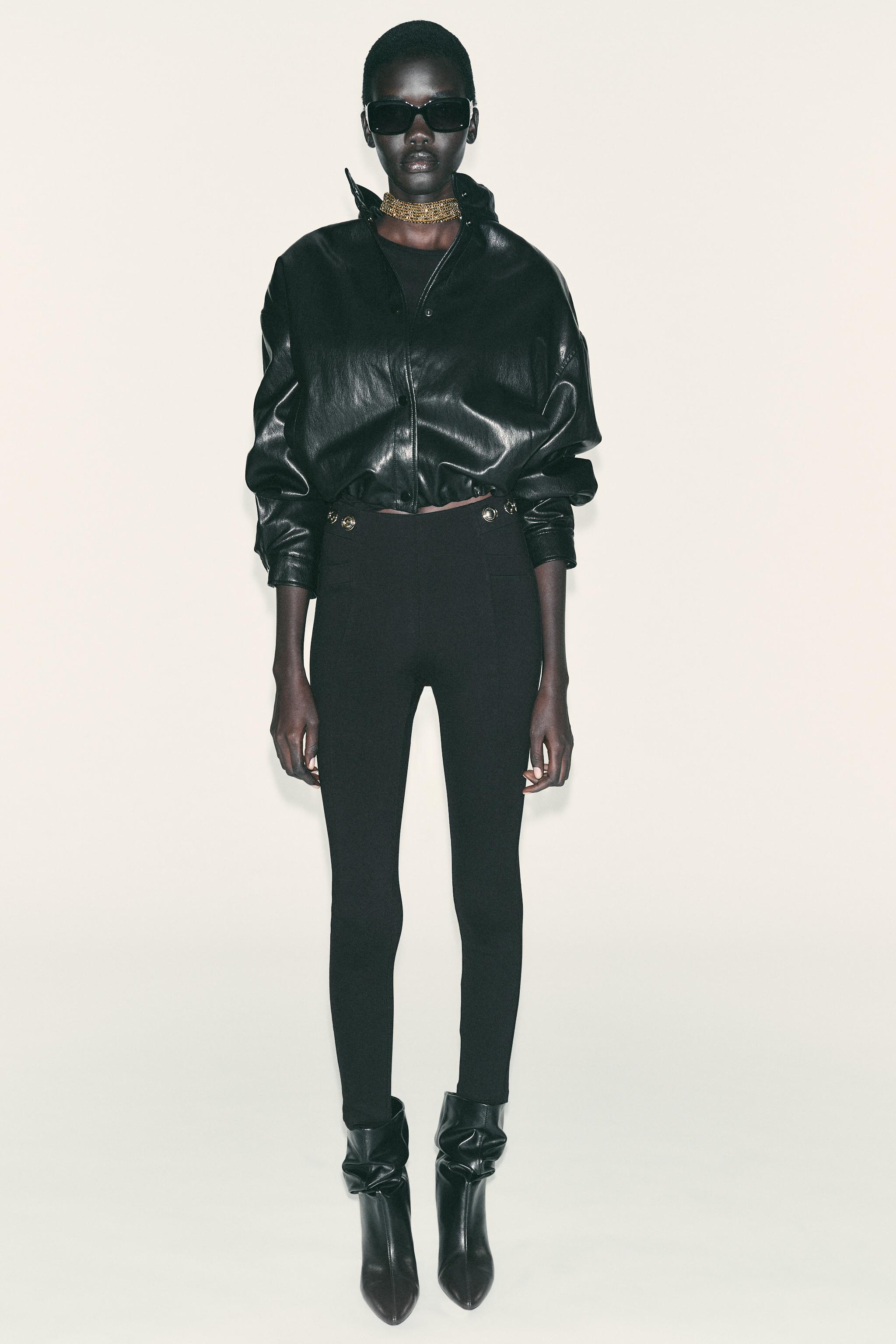 GOLD BUTTON LEGGINGS