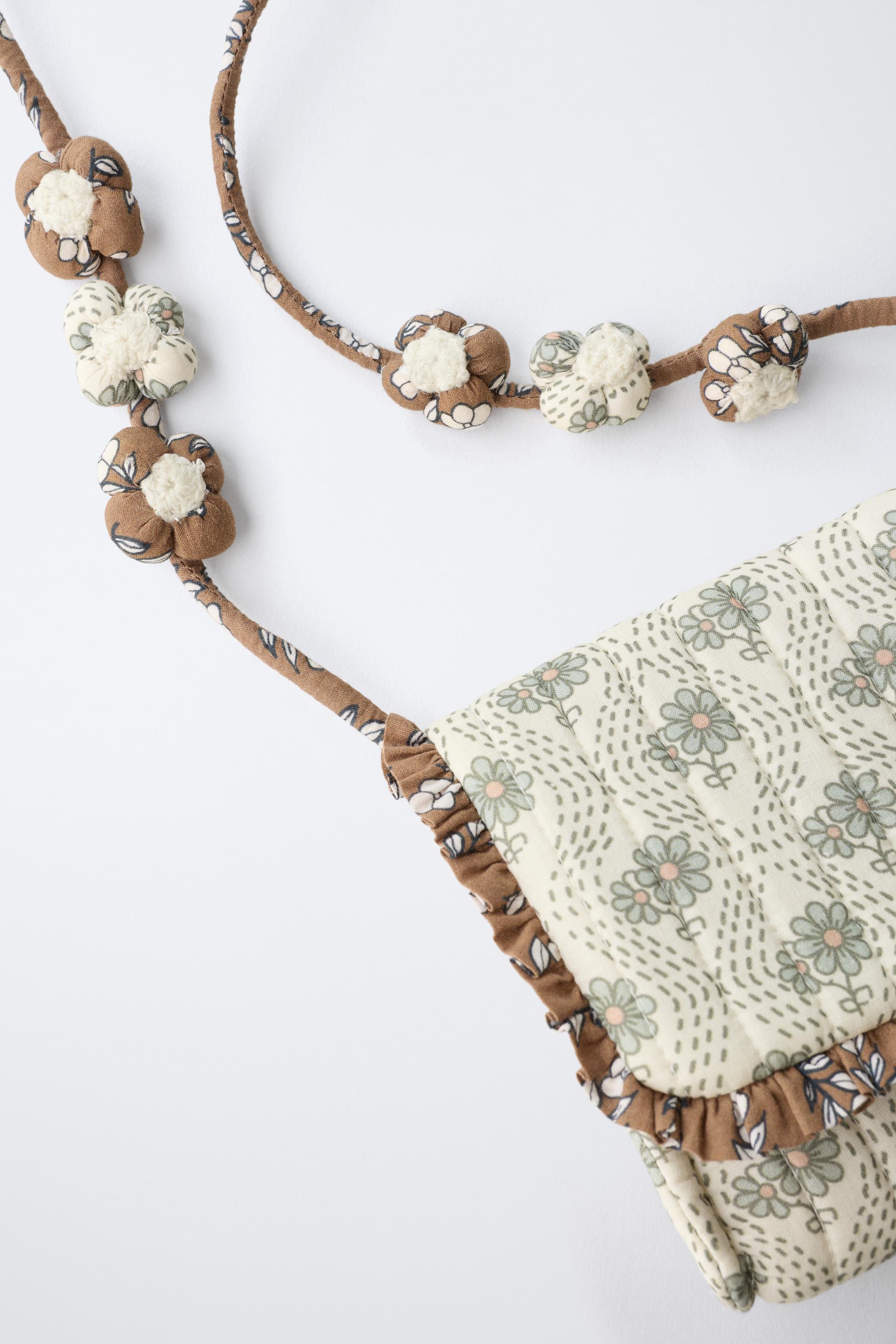 FLORAL CROSSBODY BAG