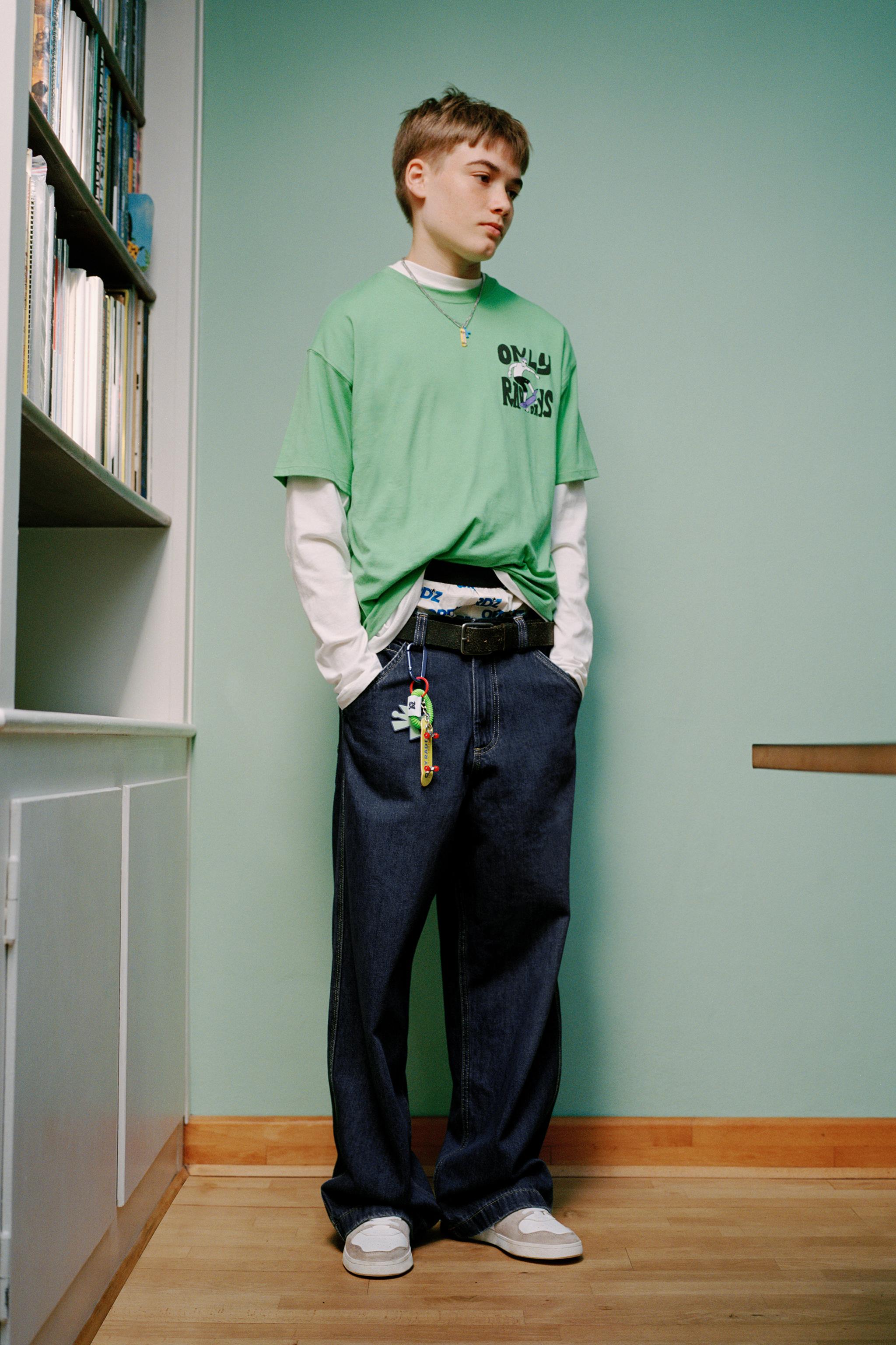 SKATER PRINT T-SHIRT