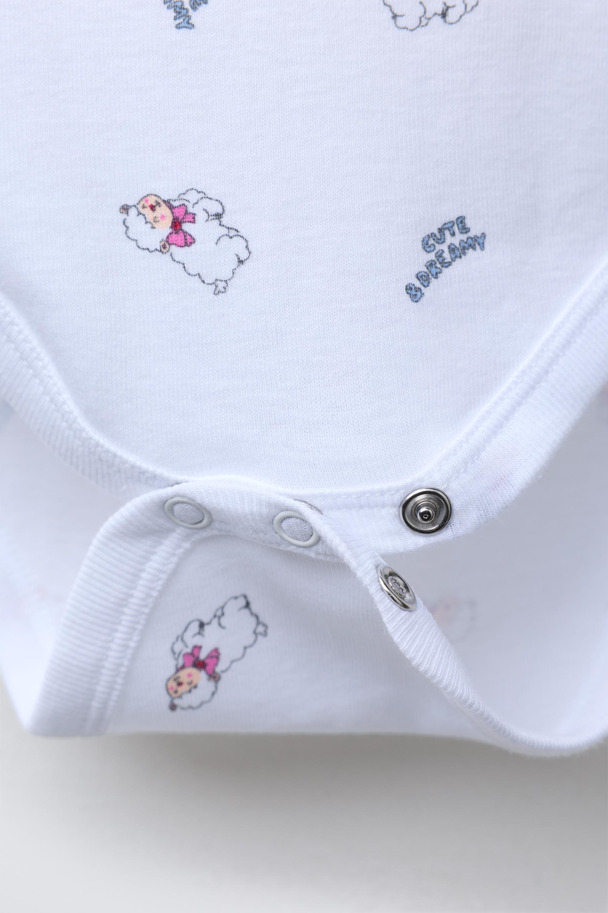 FIVE-PACK OF SHEEP BODYSUITS