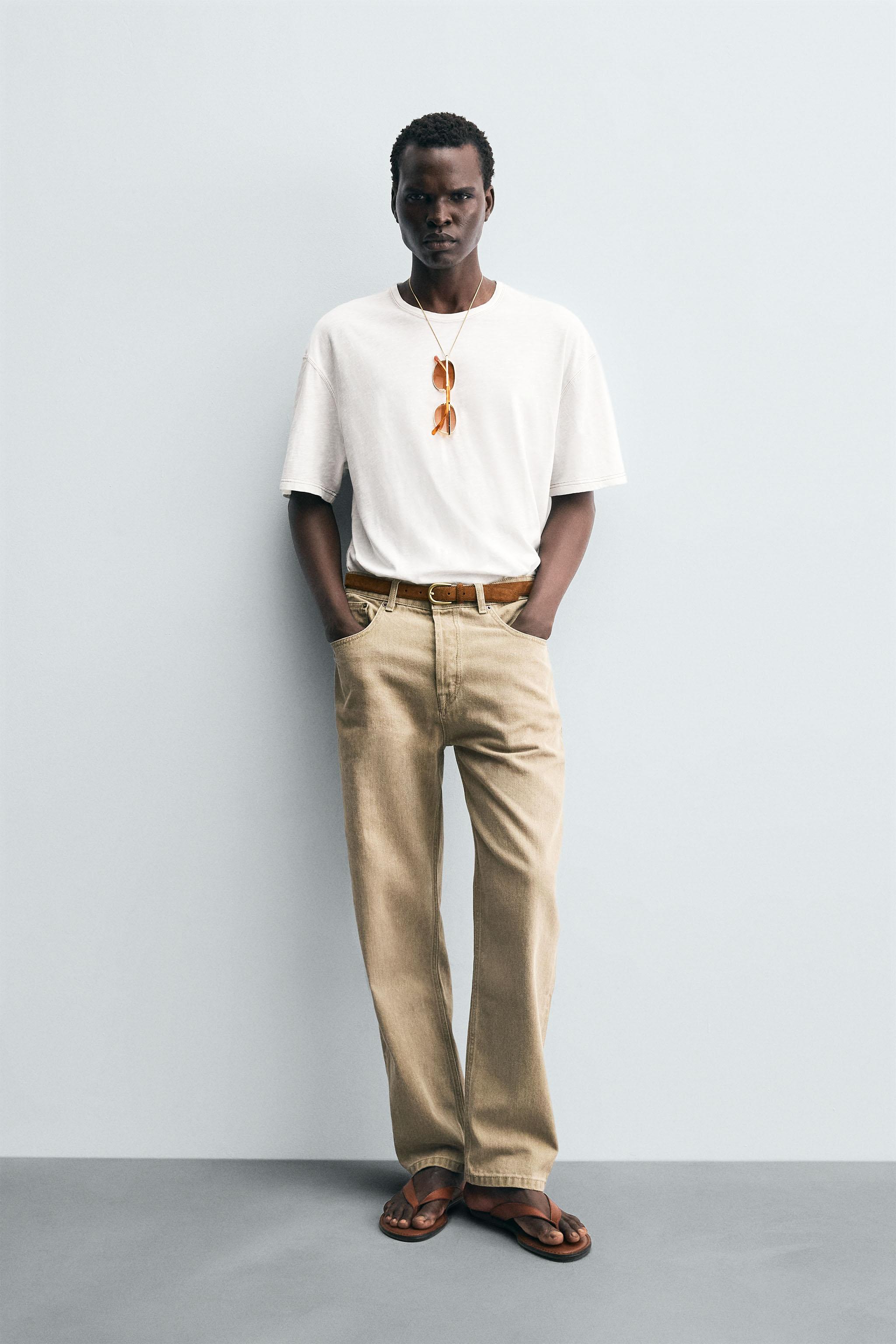 CONTRAST TOPSTITCH T-SHIRT