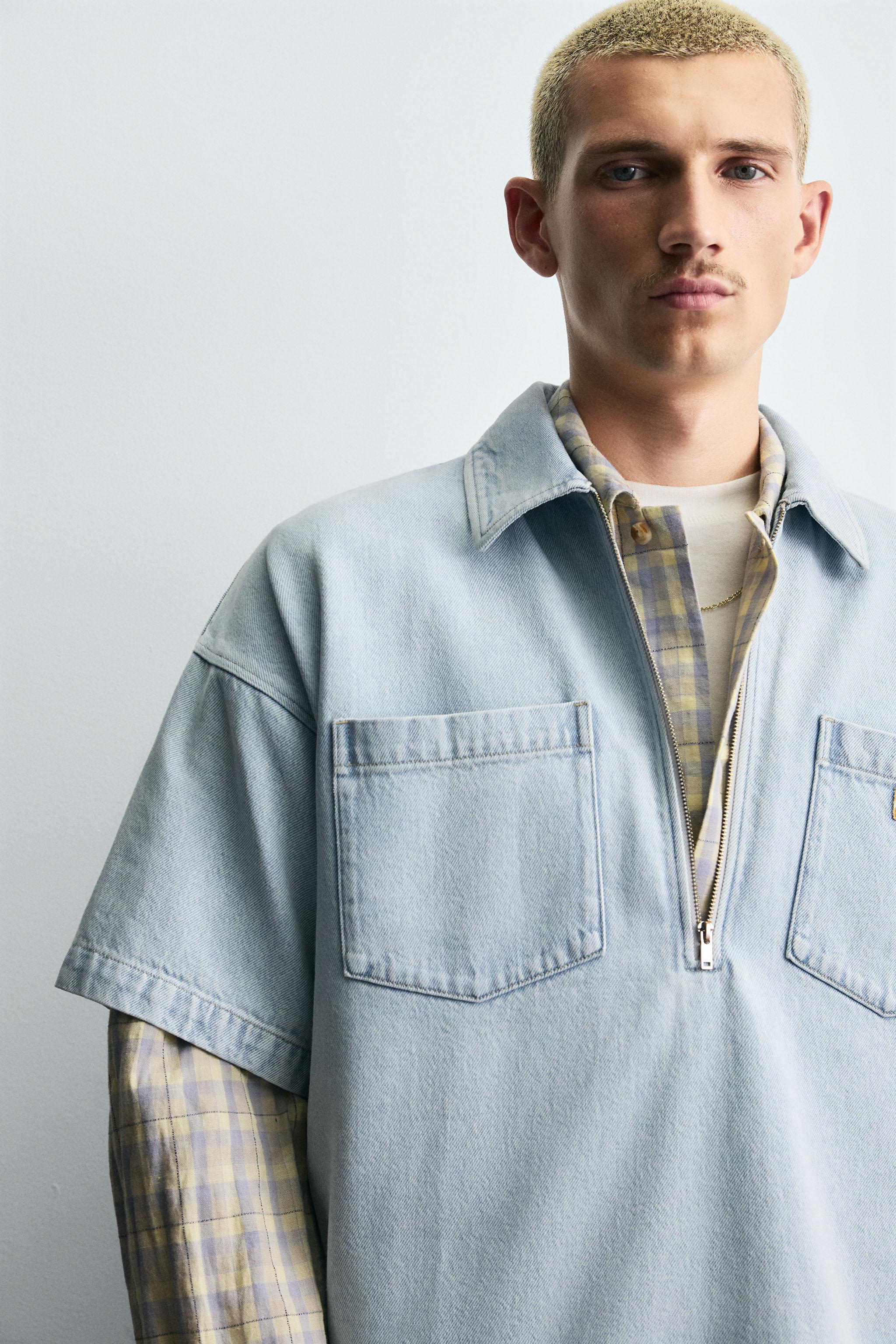 LIGHT DENIM POLO SHIRT