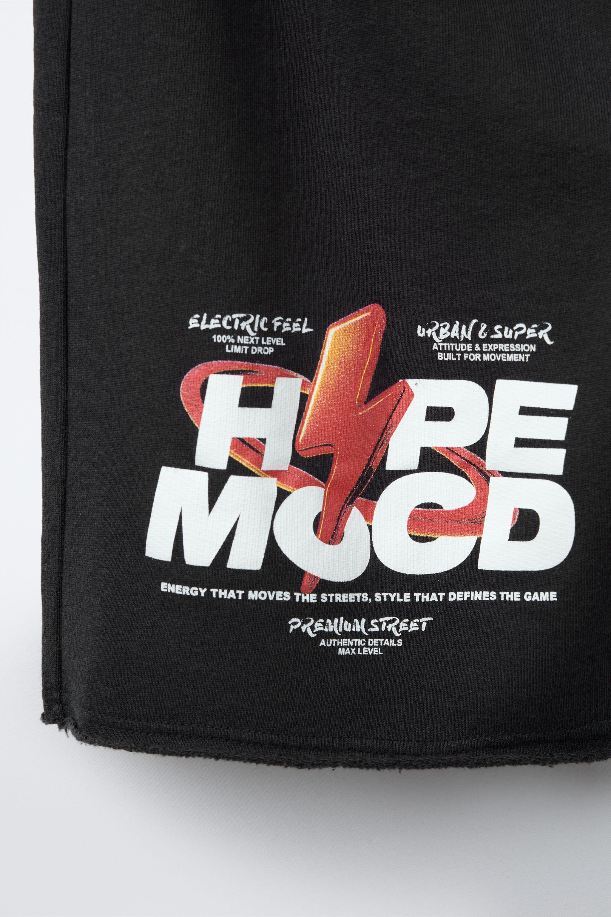 STRAIGHT STAR WASHED EFFECT FLEECE SHORTS