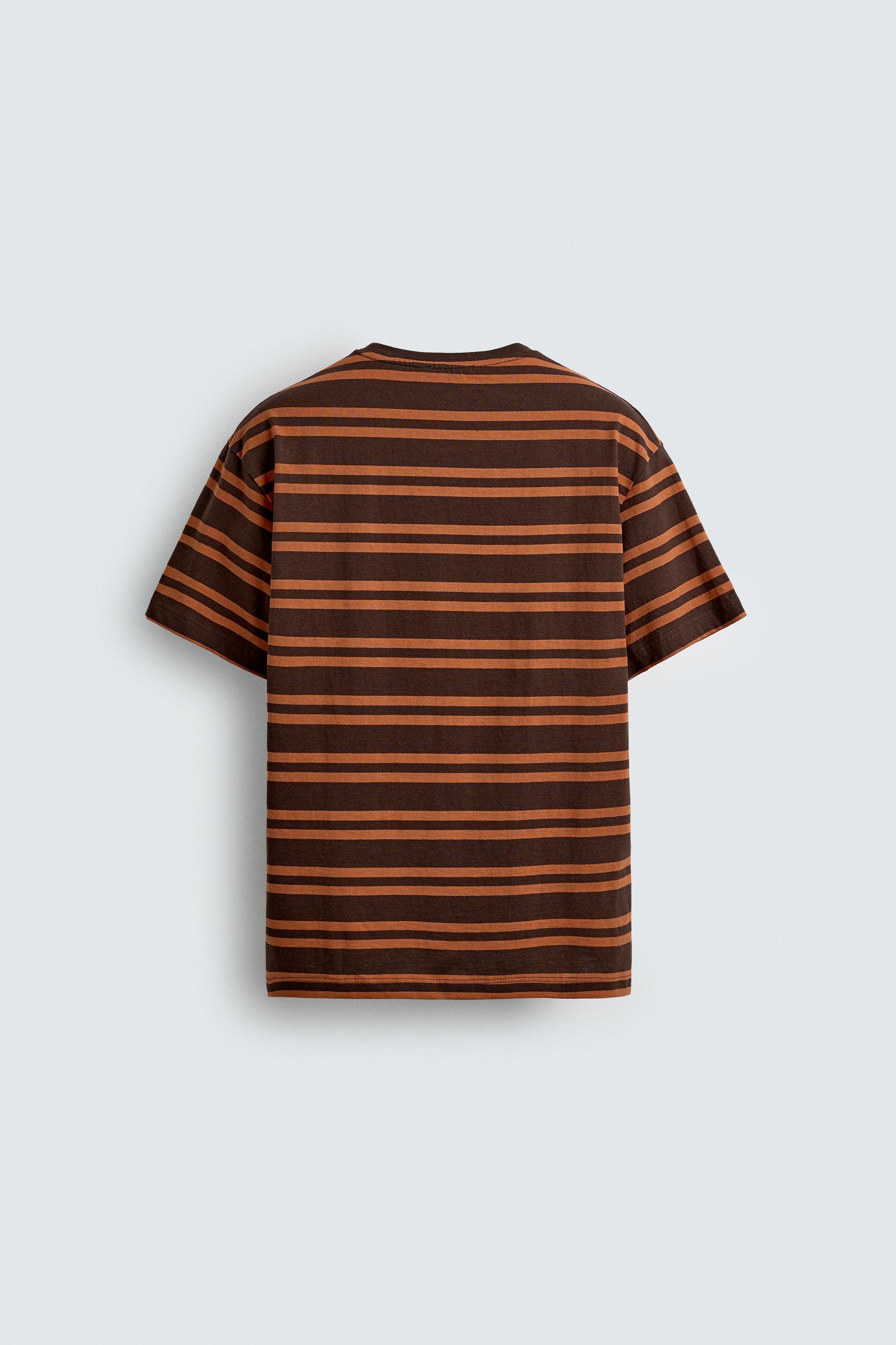 STRIPED JACQUARD T-SHIRT
