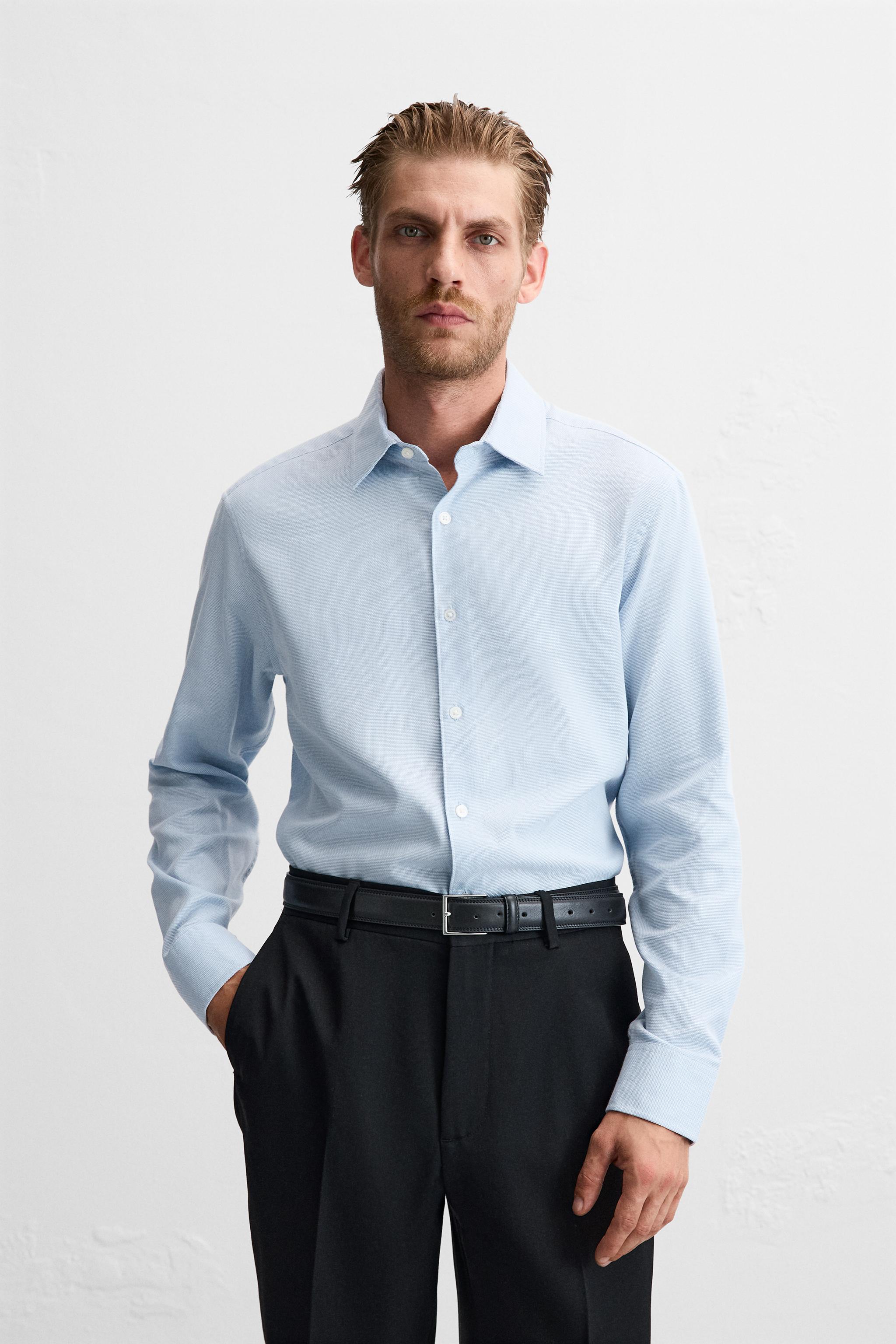 EASY CARE TEXTURED SHIRT