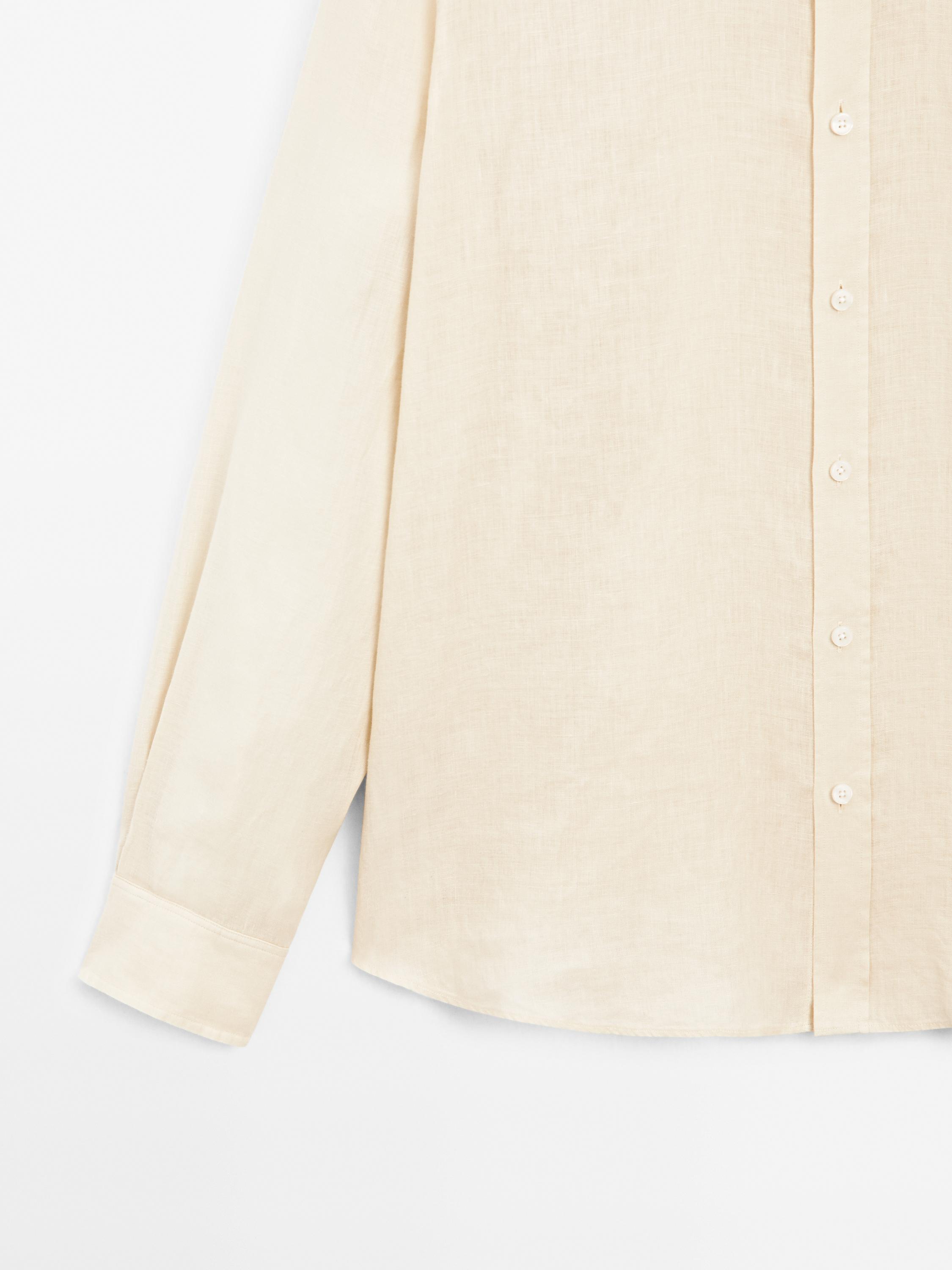 100% linen regular fit shirt
