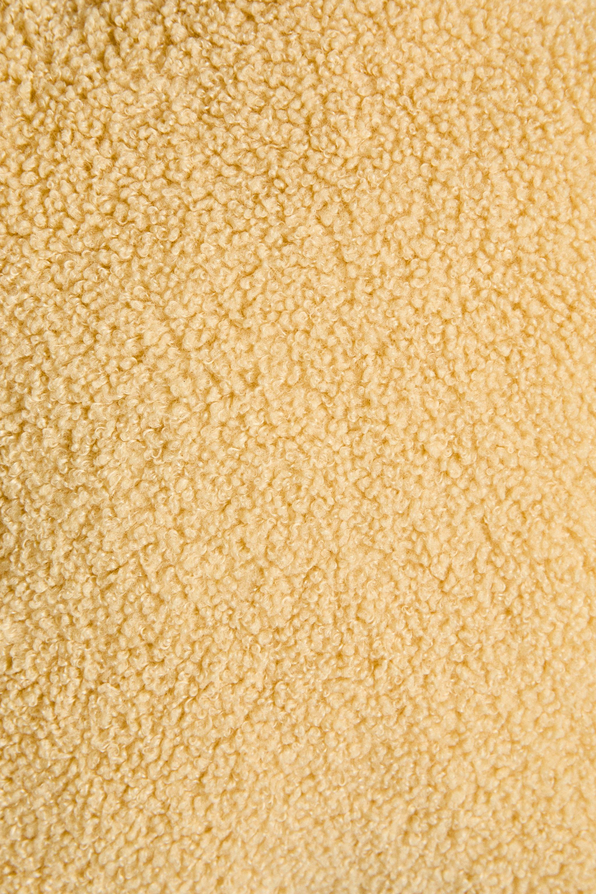 CHILDREN’S LARGE FAUX SHEARLING STAR THROW PILLOW