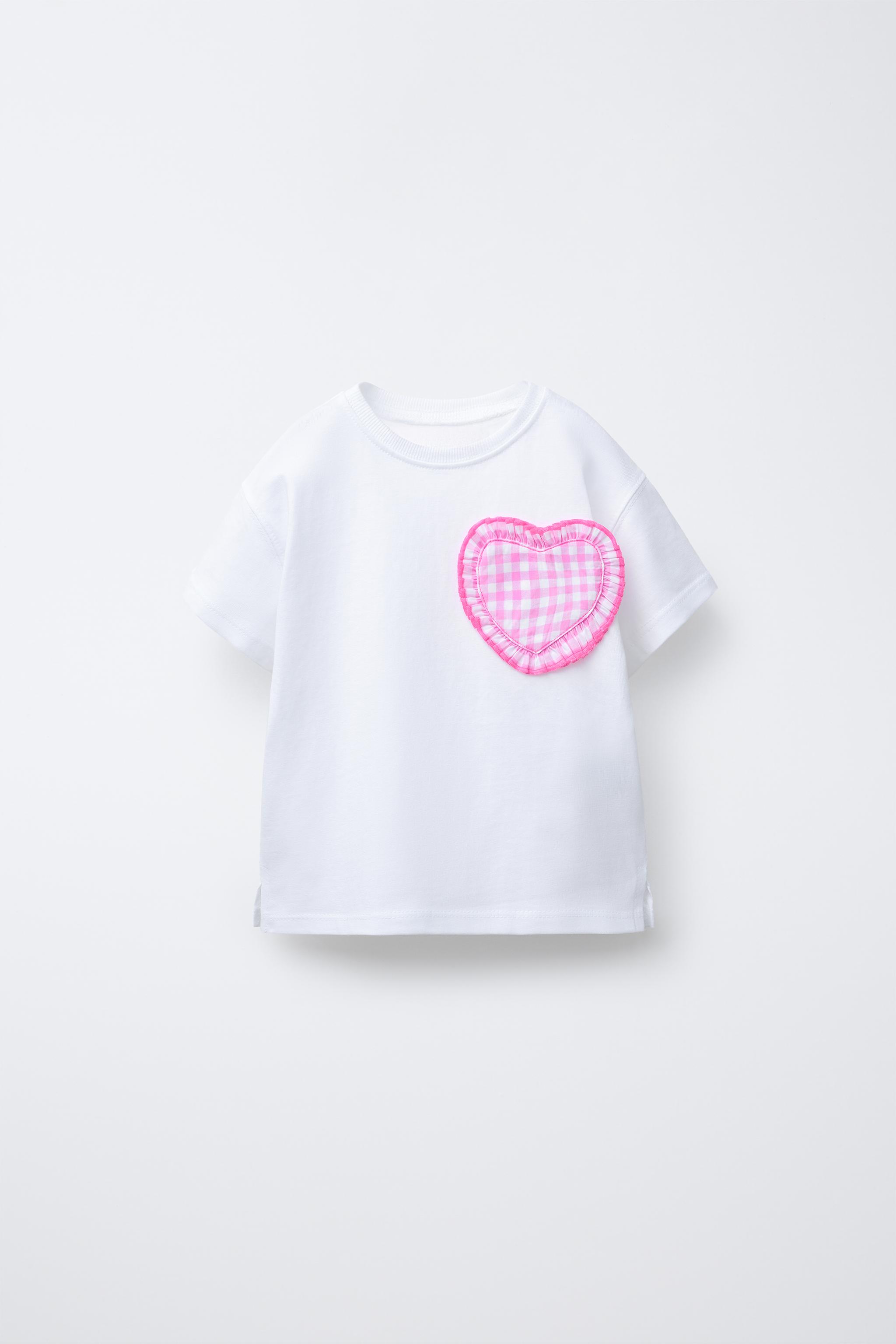 HEART PRINT T-SHIRT