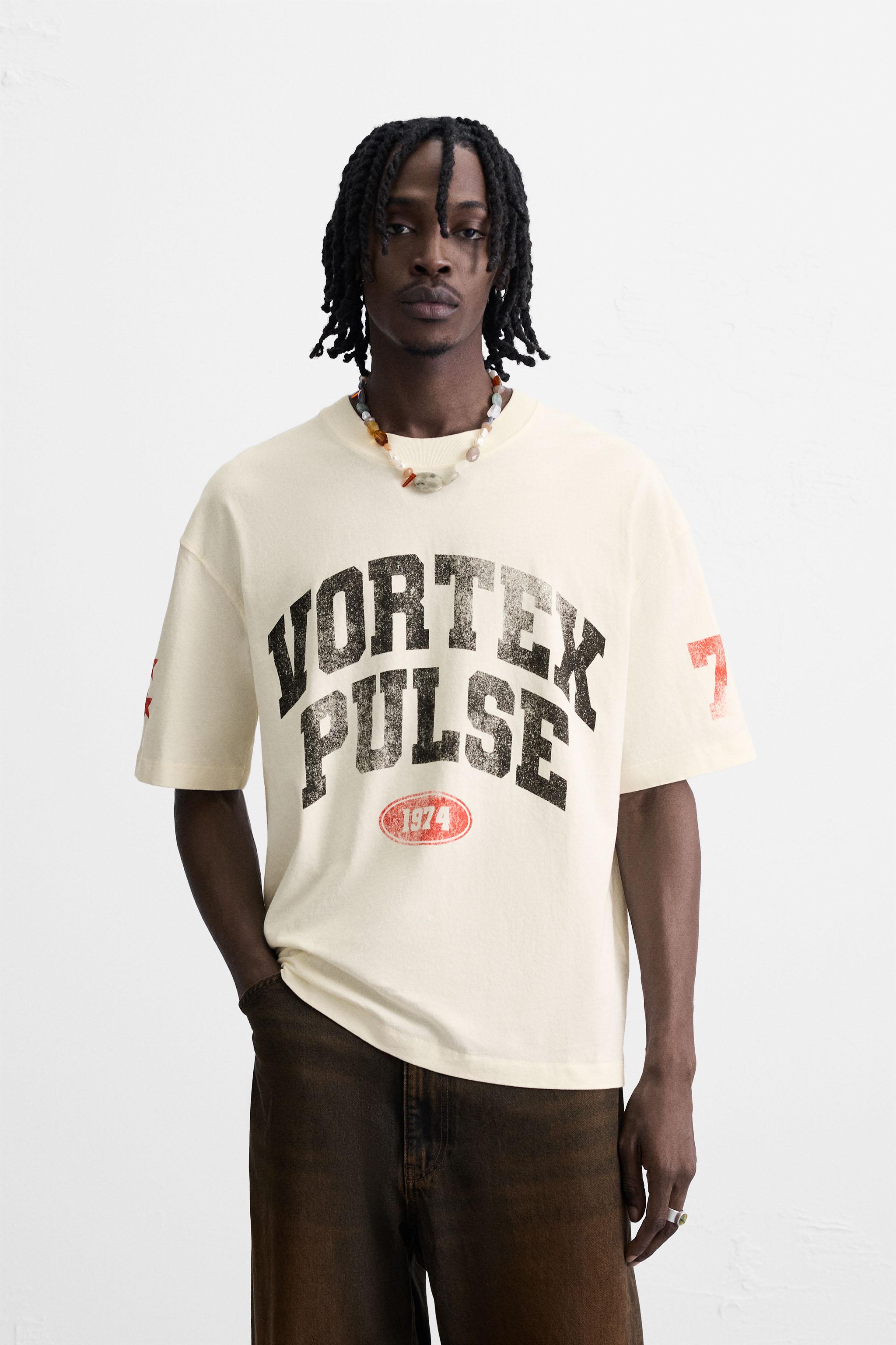 WASHED PRINT T-SHIRT