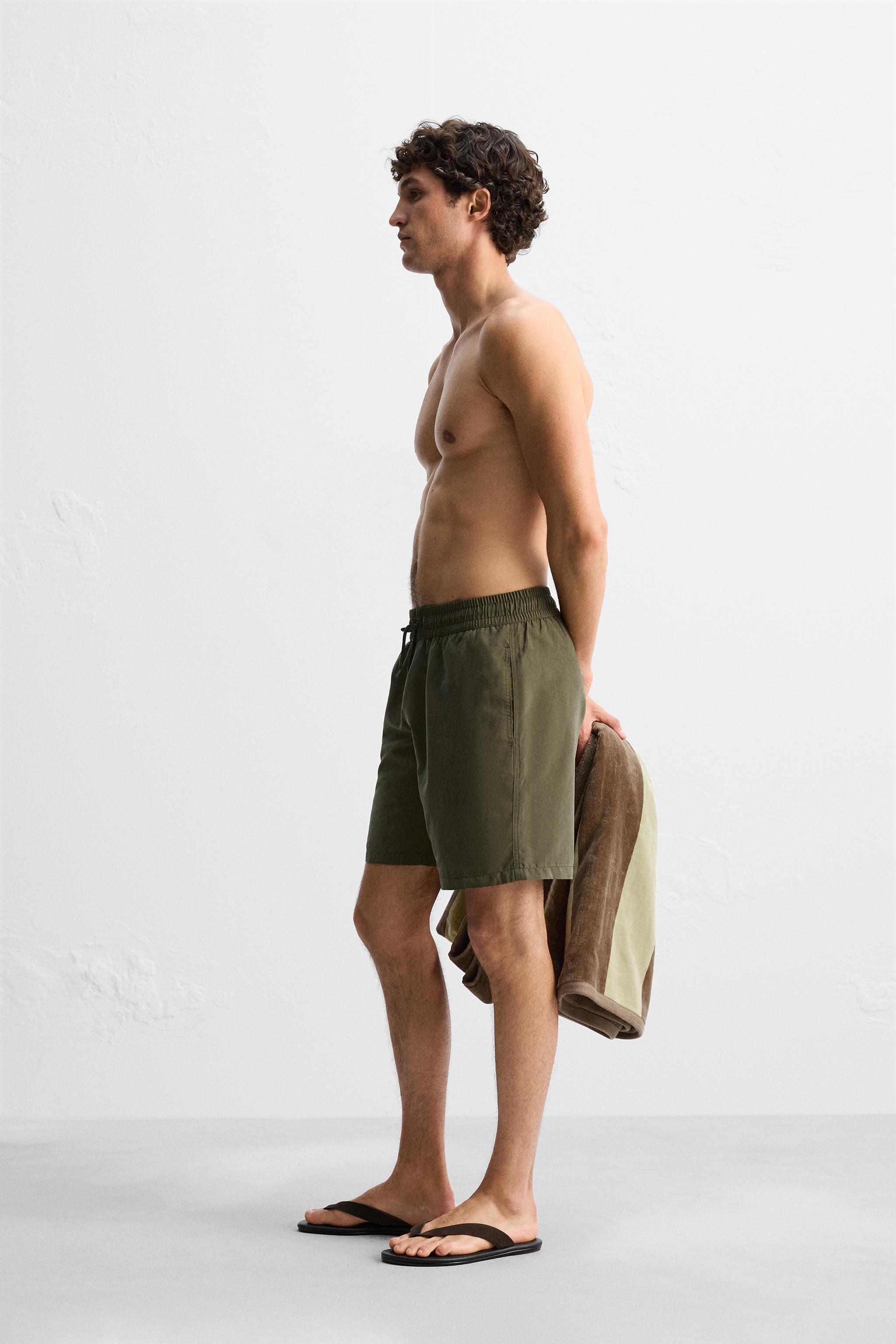 BASIC LONG SWIM TRUNKS
