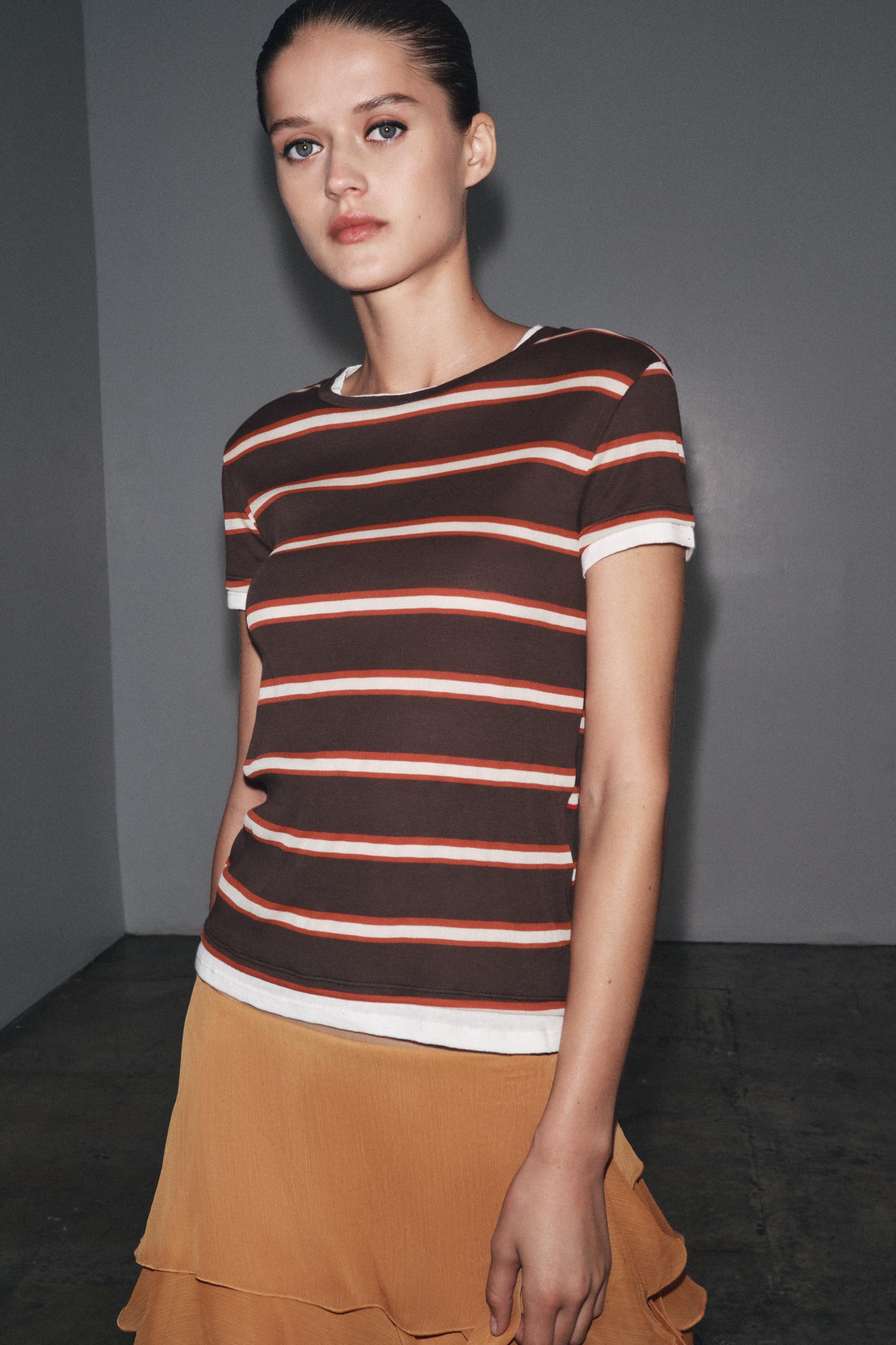 DOUBLE STRIPE T-SHIRT