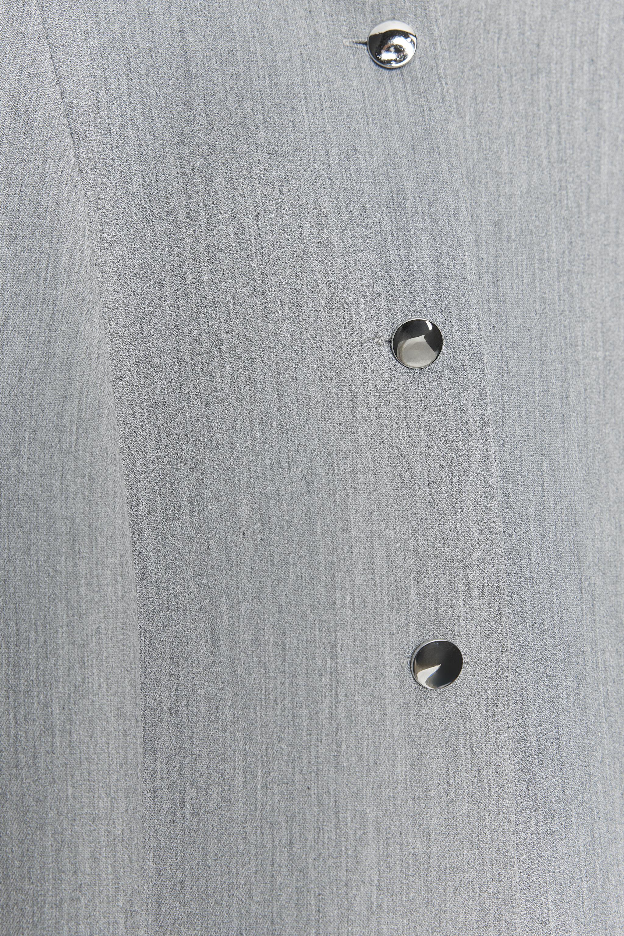 TWO-PIECE EFFECT SHORT CREPE DRESS