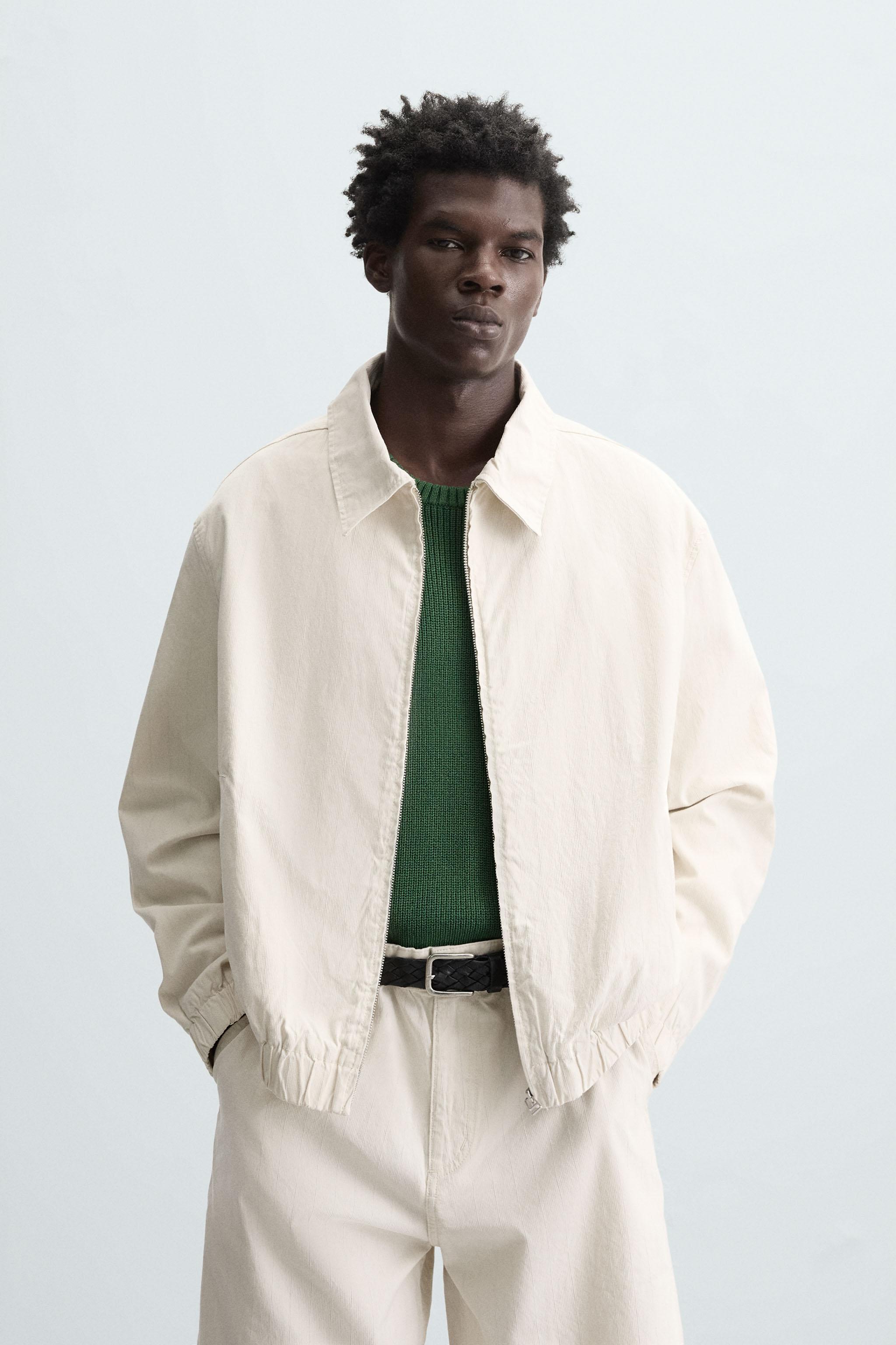 STRIPED TEXTURED JACKET