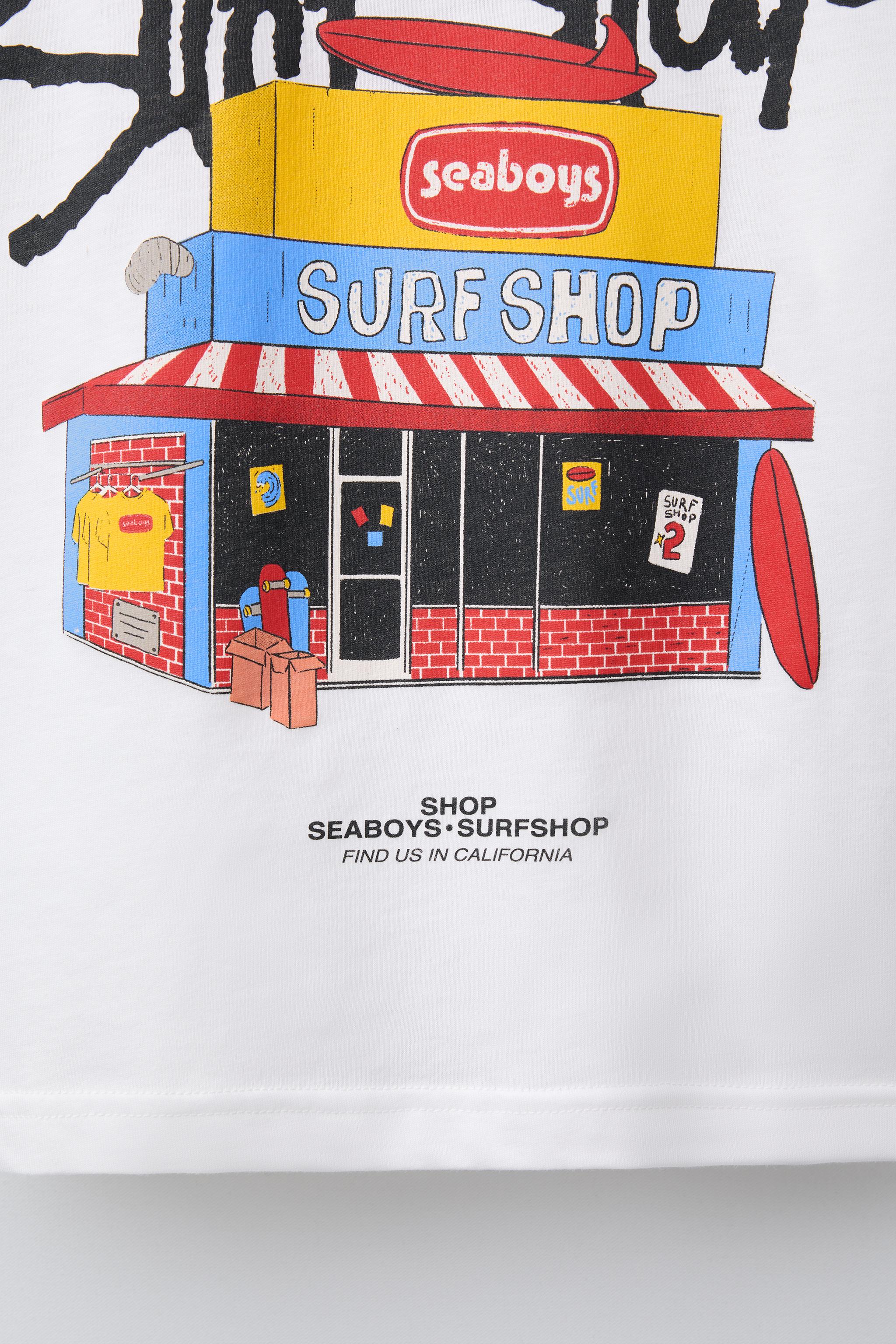 SURF SHOP PRINTED T-SHIRT