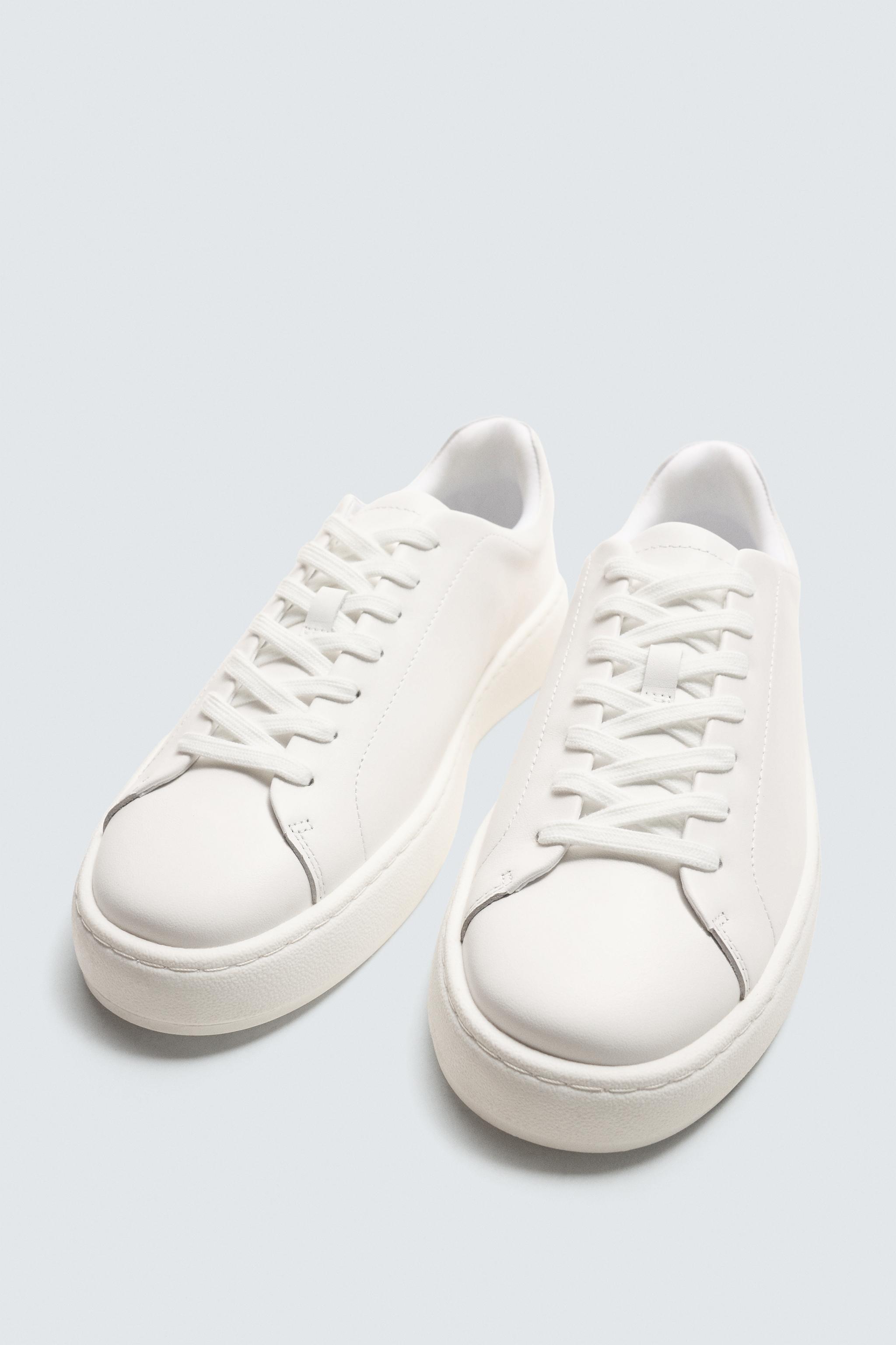 THICK SOLE LEATHER SNEAKERS