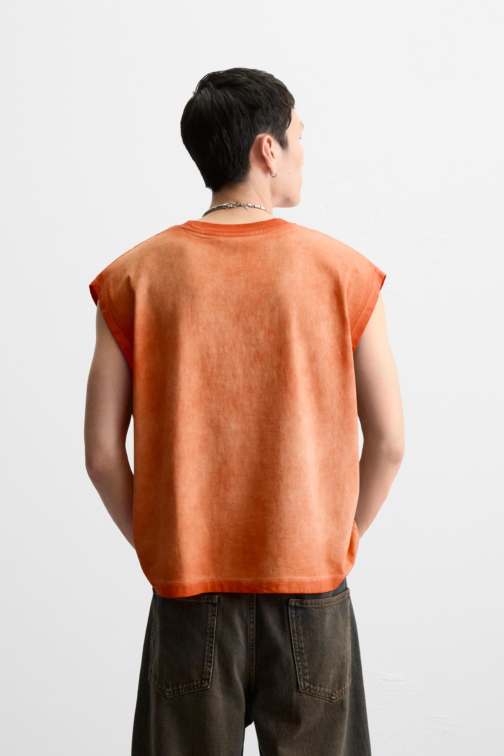 EMBROIDERED WASHED TANK TOP