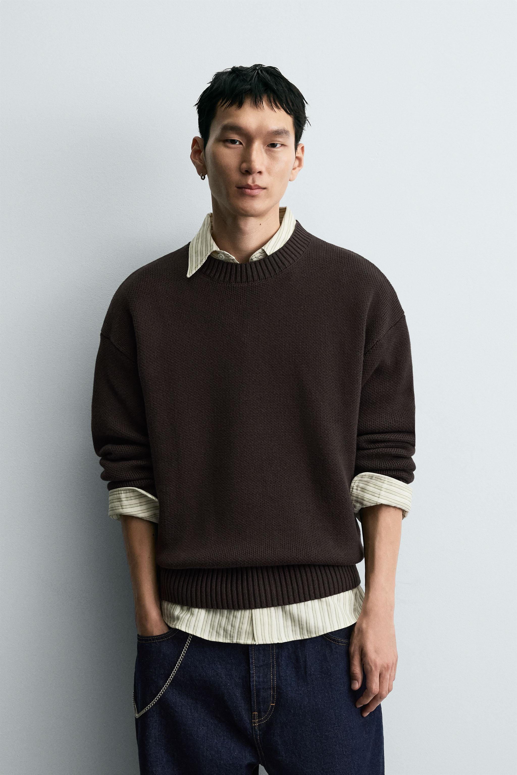 COTTON TEXTURE SWEATER