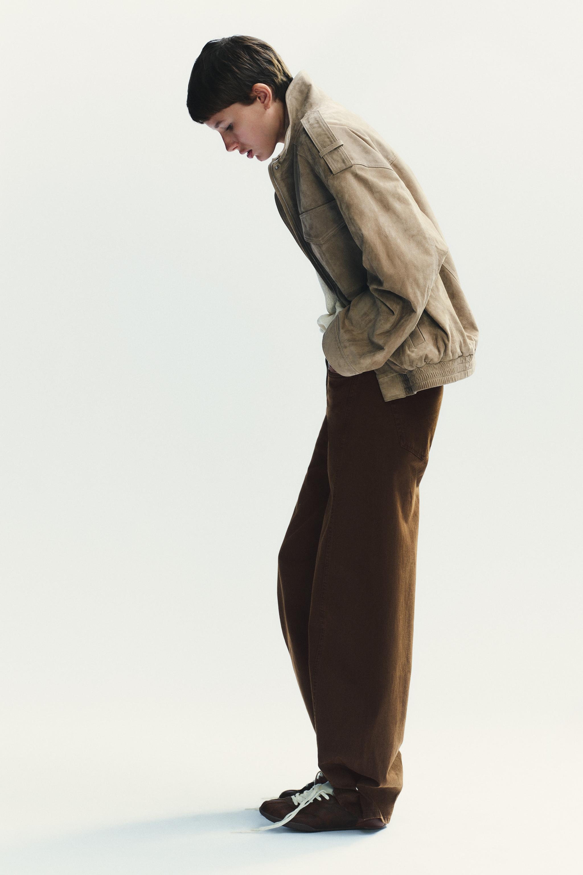 TRF MID-RISE BAGGY BALLOON JEANS