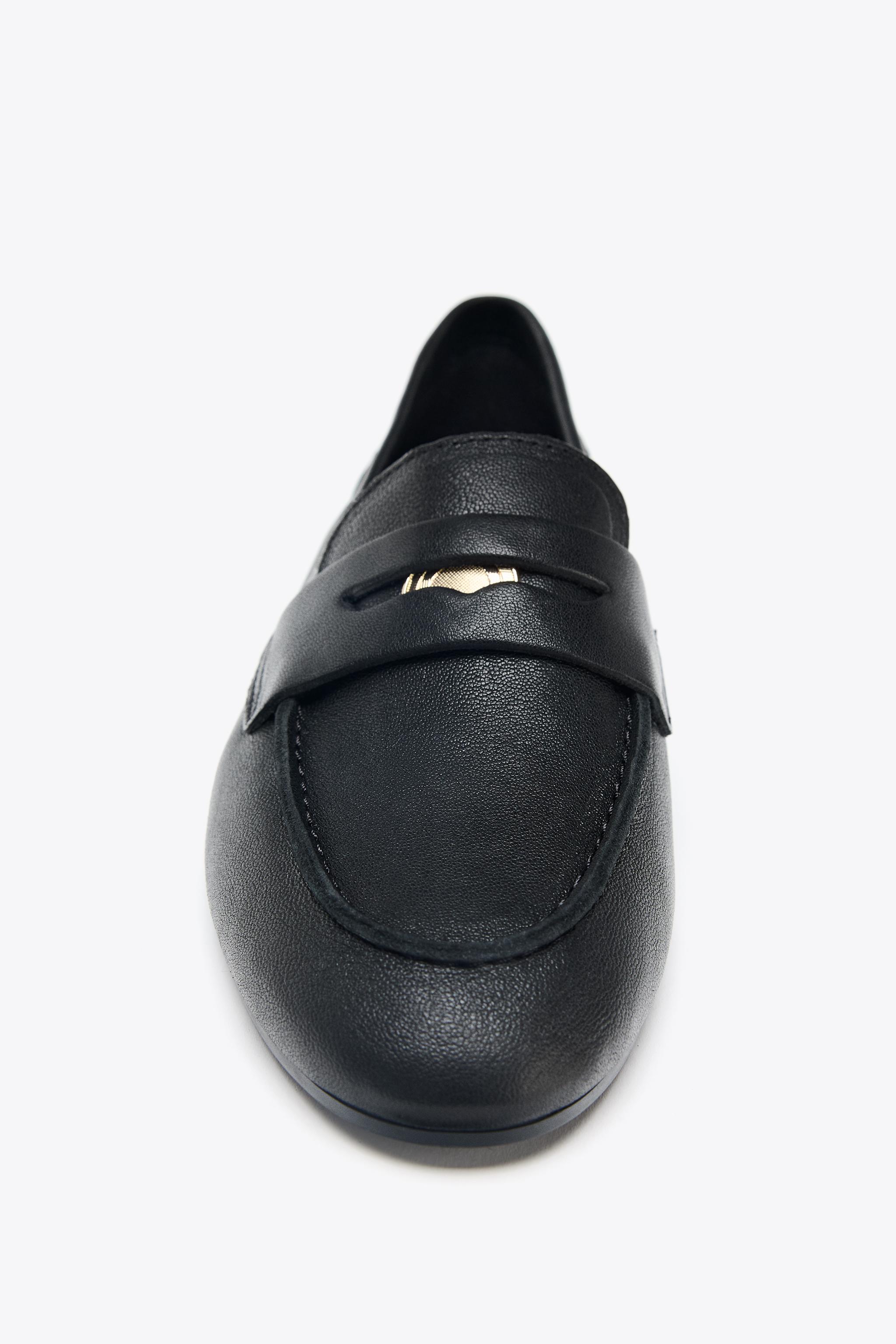 LEATHER PENNY LOAFERS