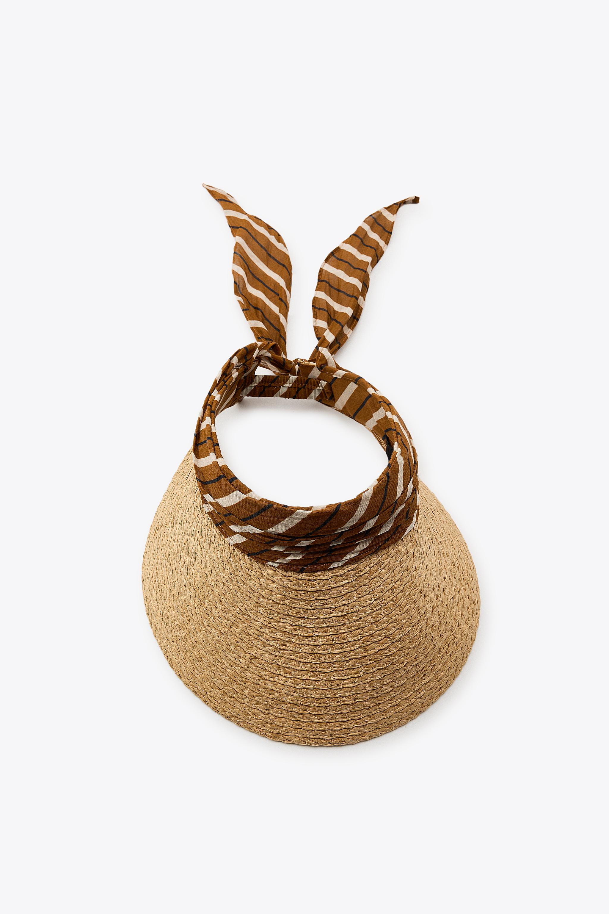 ANIMAL PRINT SCARF VISOR