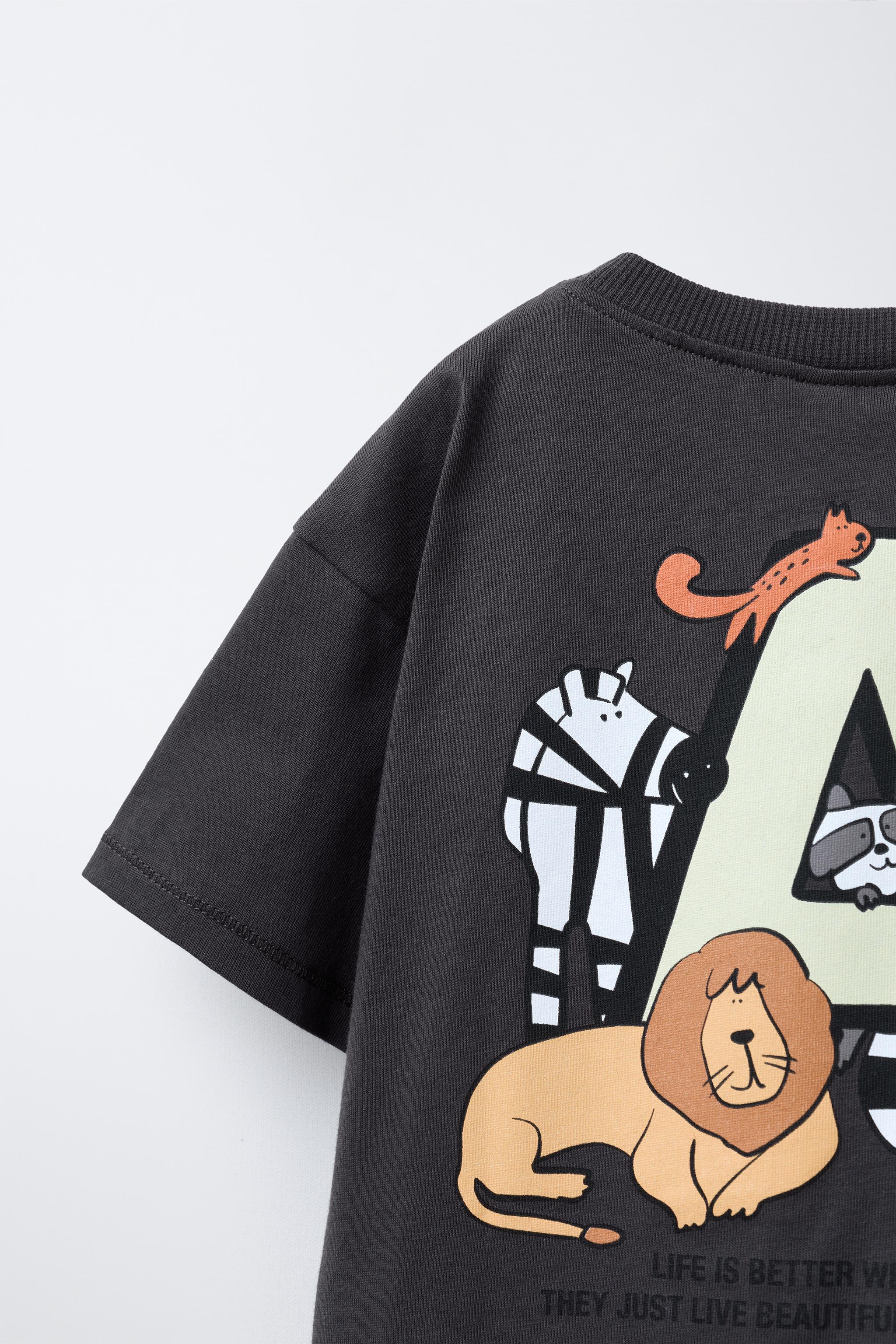 ANIMAL PRINT T-SHIRT