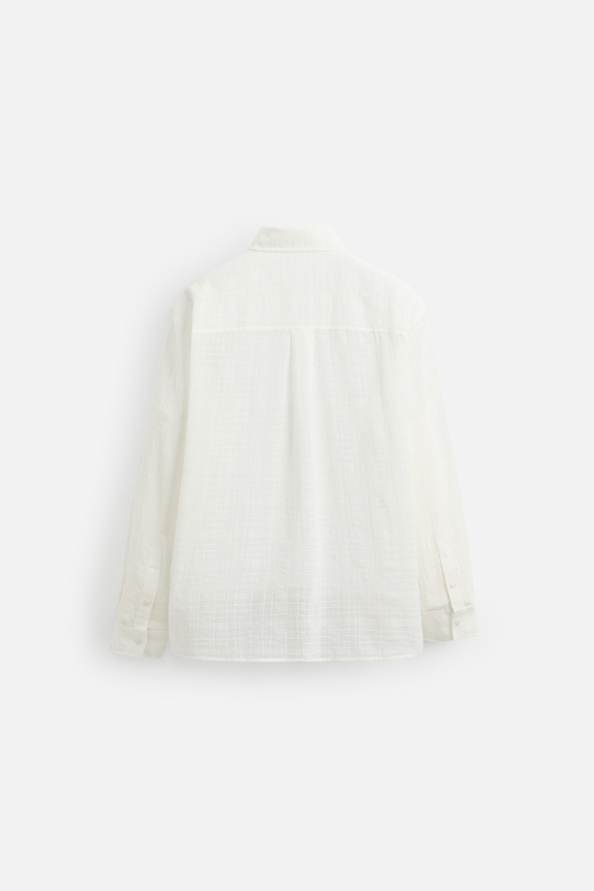 CHECKERED JACQUARD SHIRT