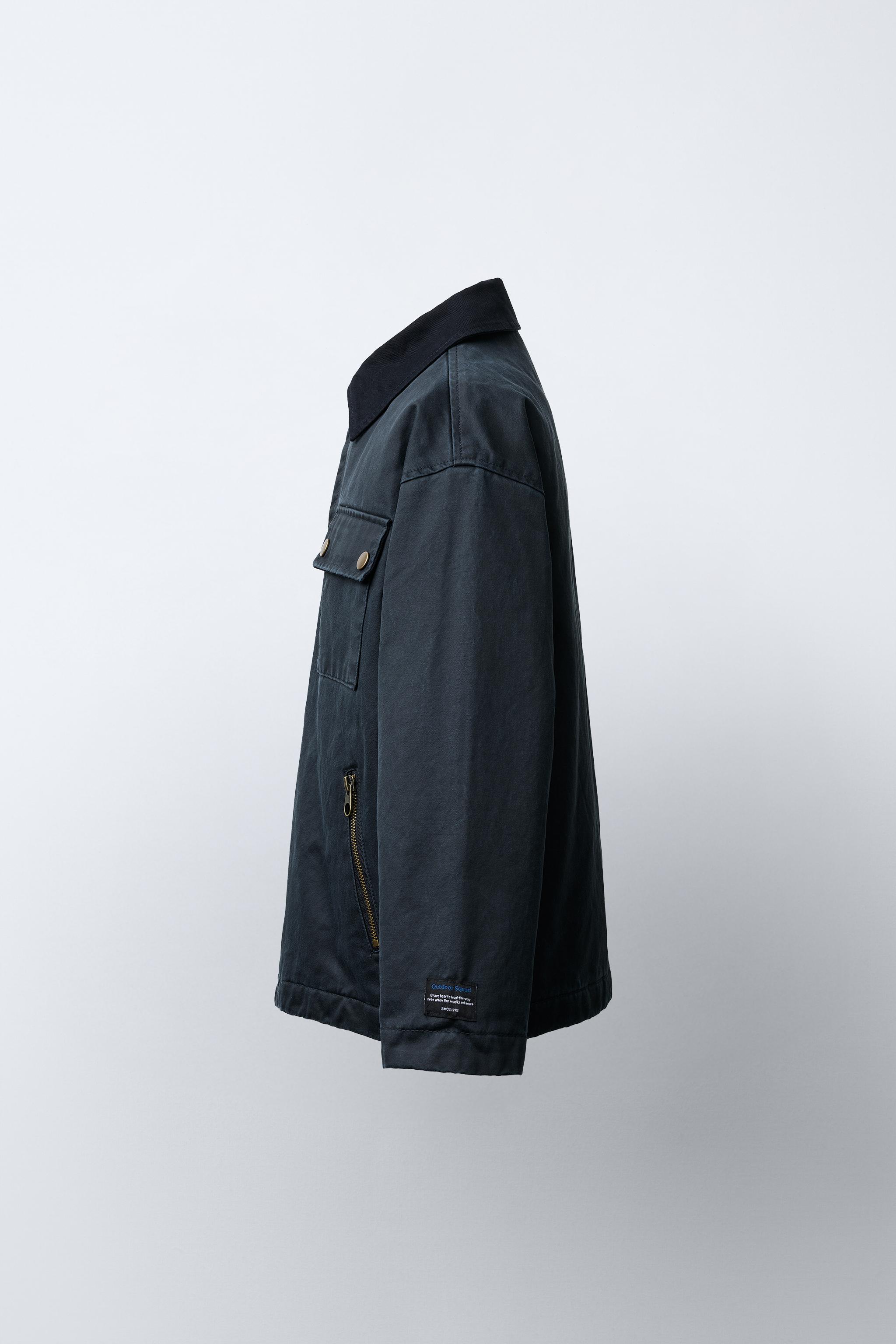 WAXED PARKA WITH POCKETS