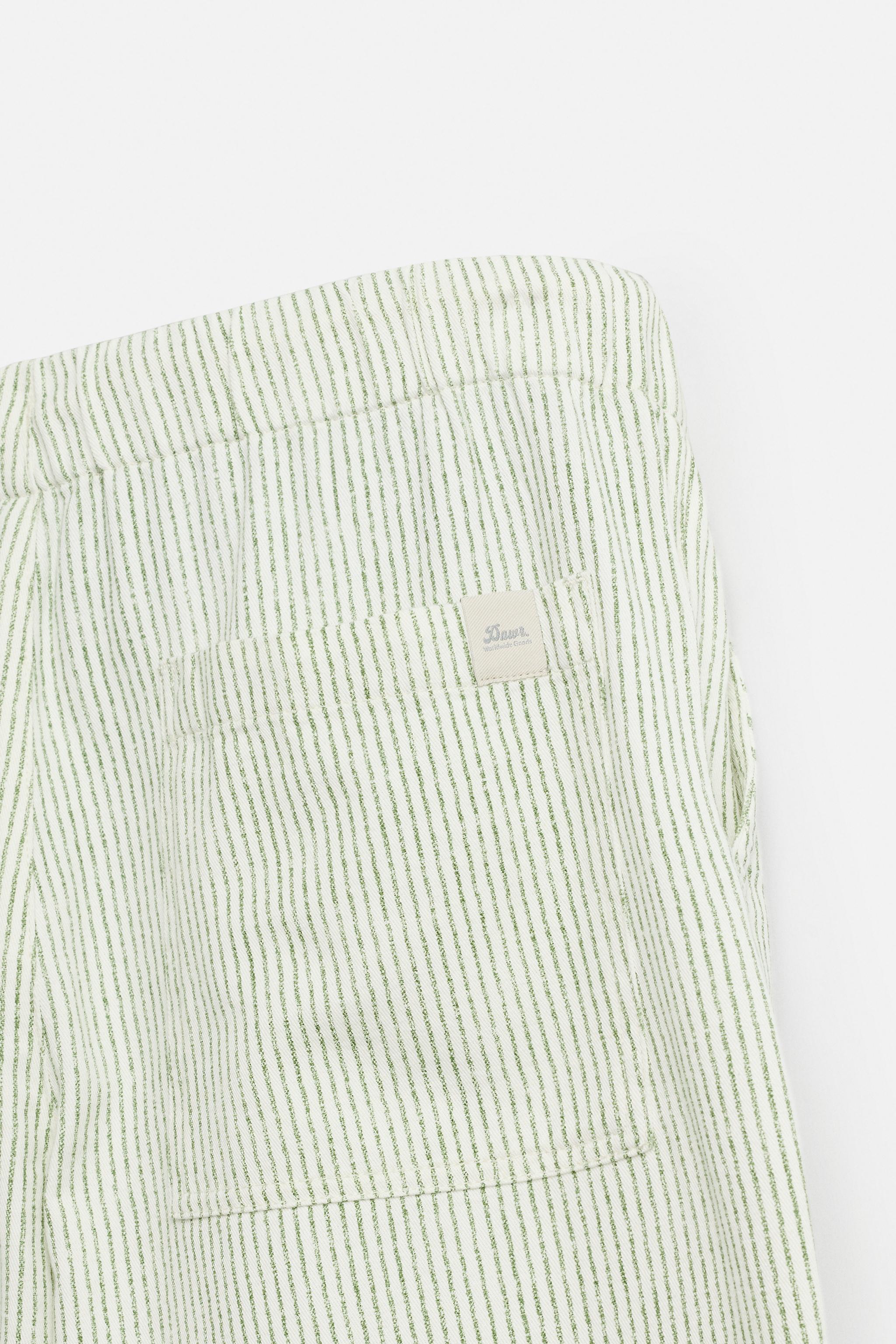 STRIPED BAGGY FIT PANTS