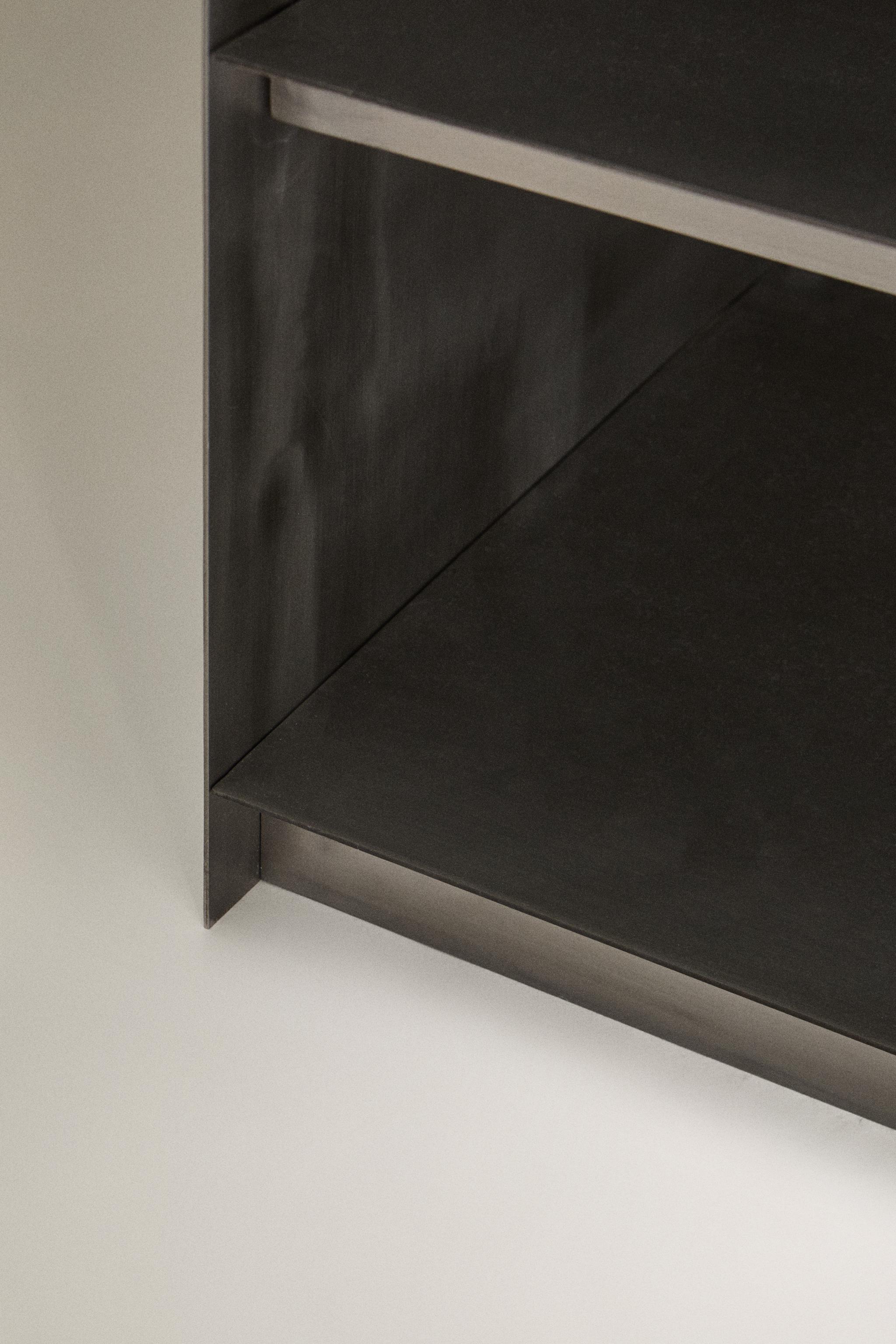 STAINLESS STEEL CONSOLE TABLE