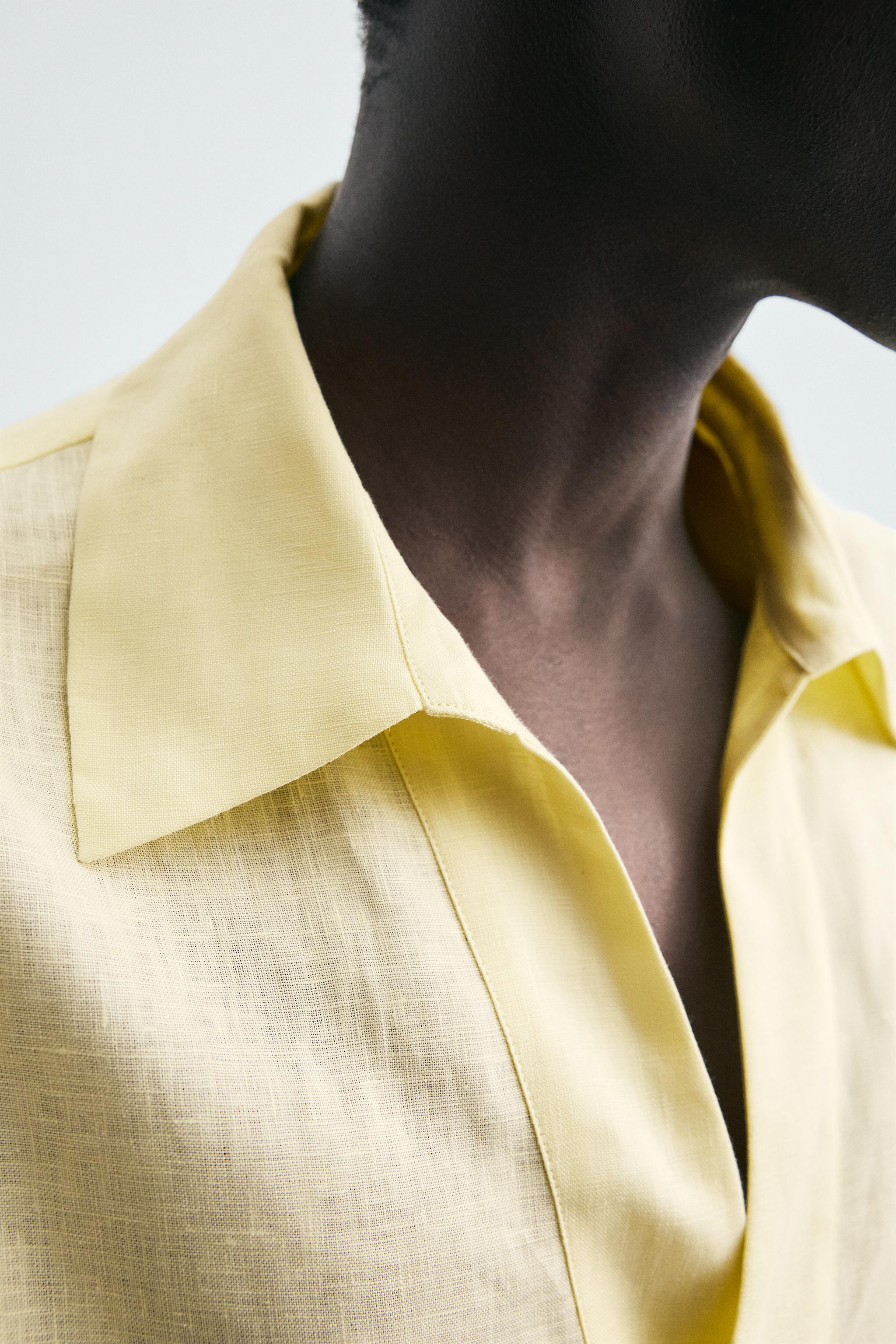 100% LINEN POLO SHIRT