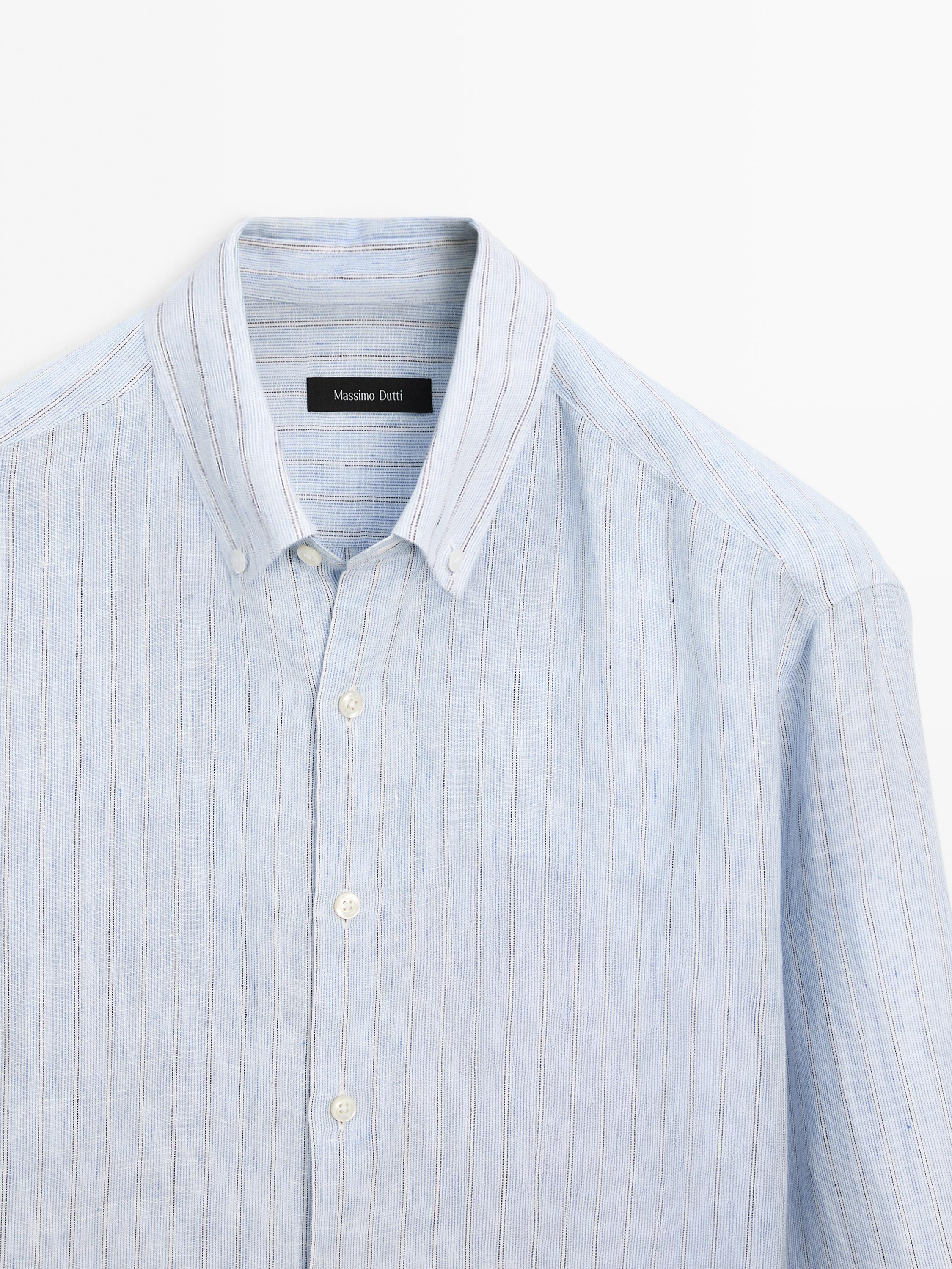 Regular fit striped shirt