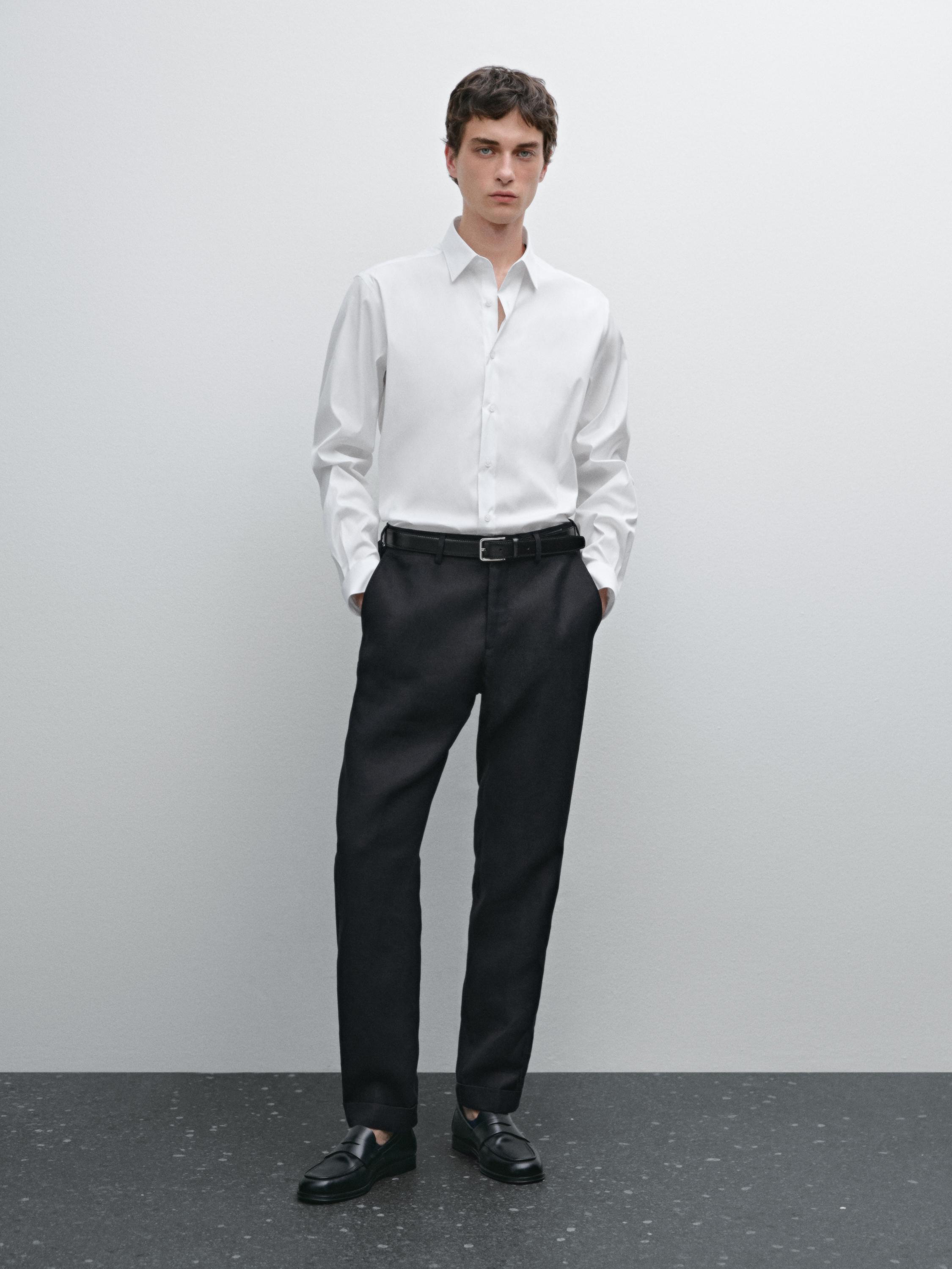 Slim fit stretch shirt
