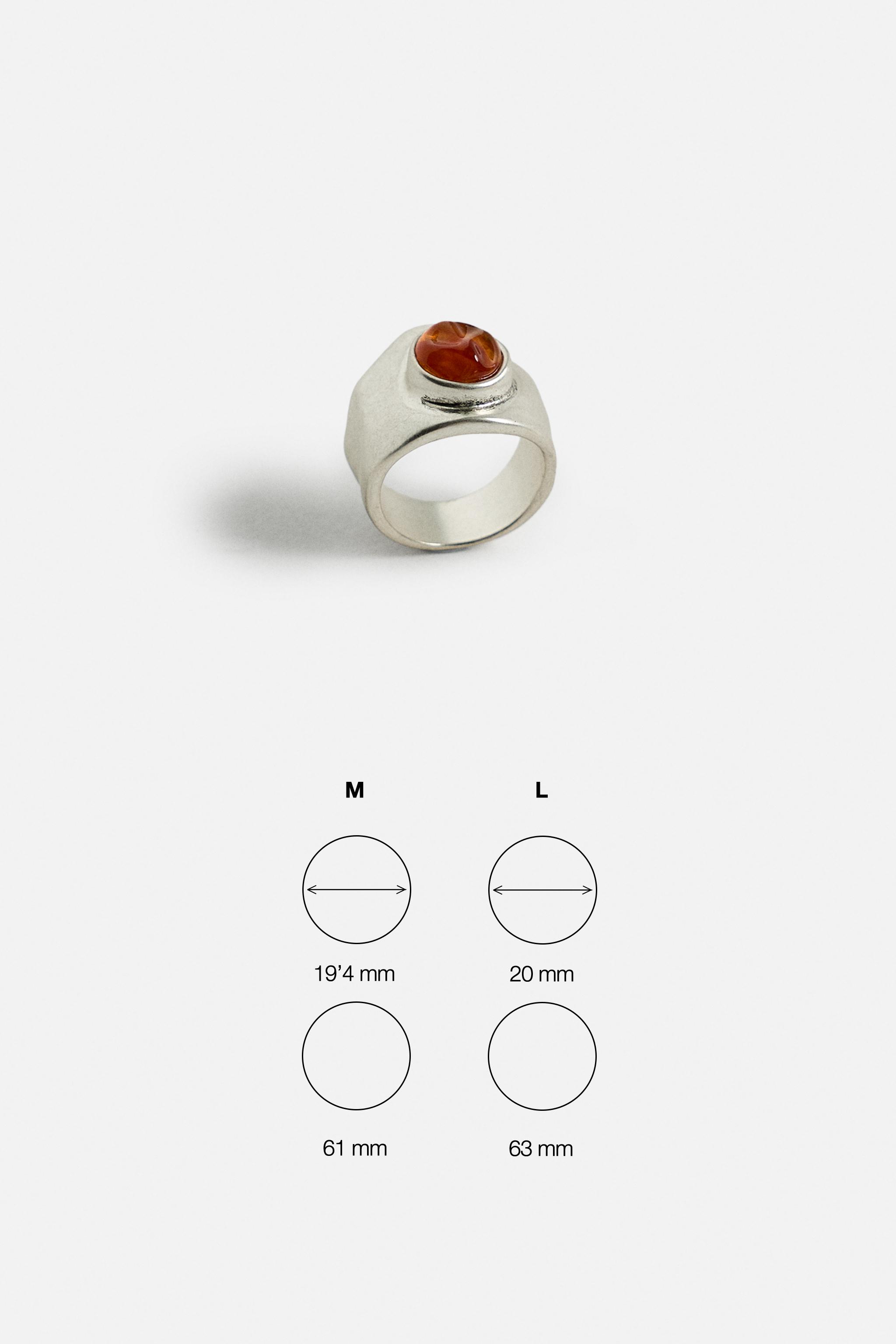 CONTRAST SIGNET RING