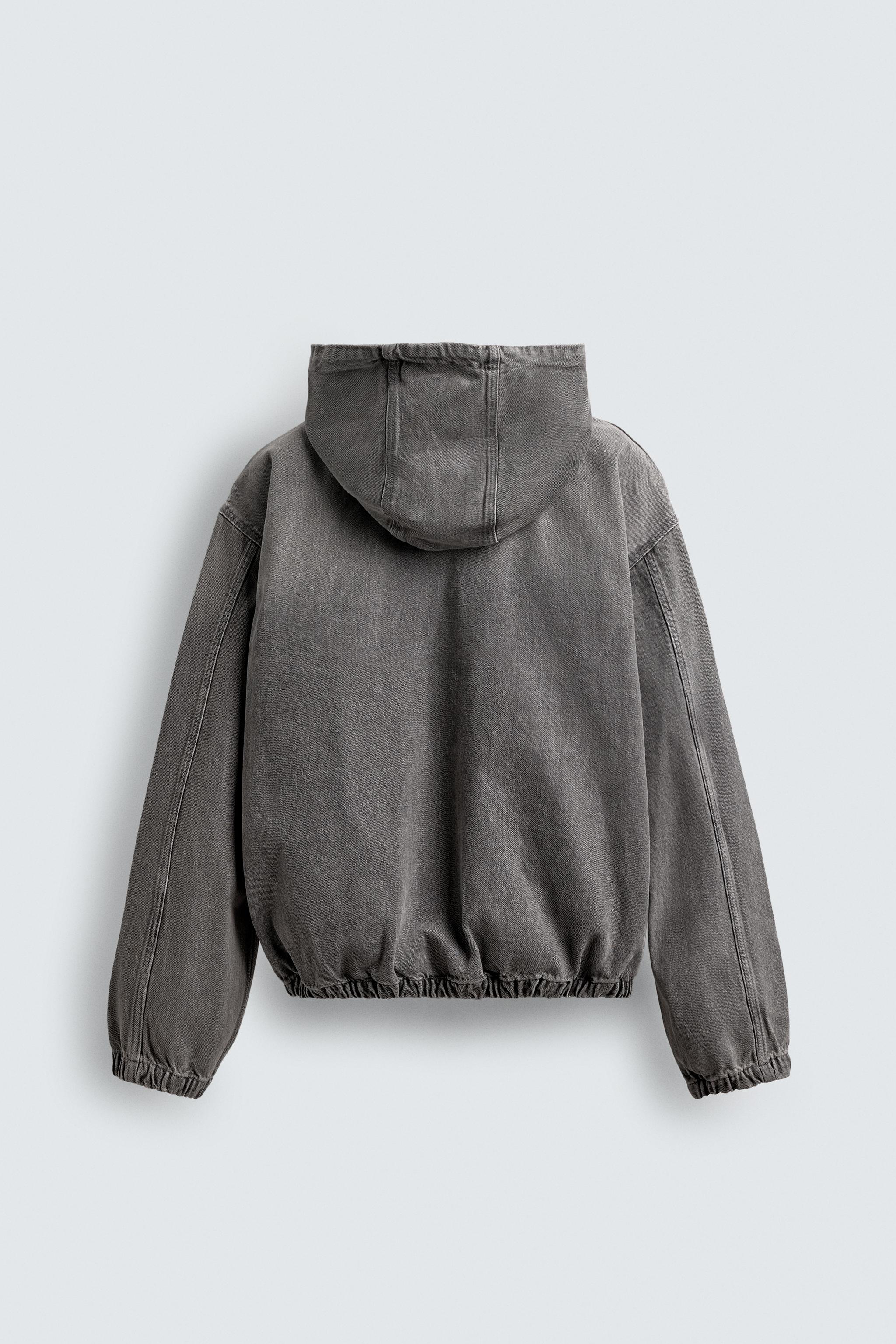 WASHED HOODED JACKET
