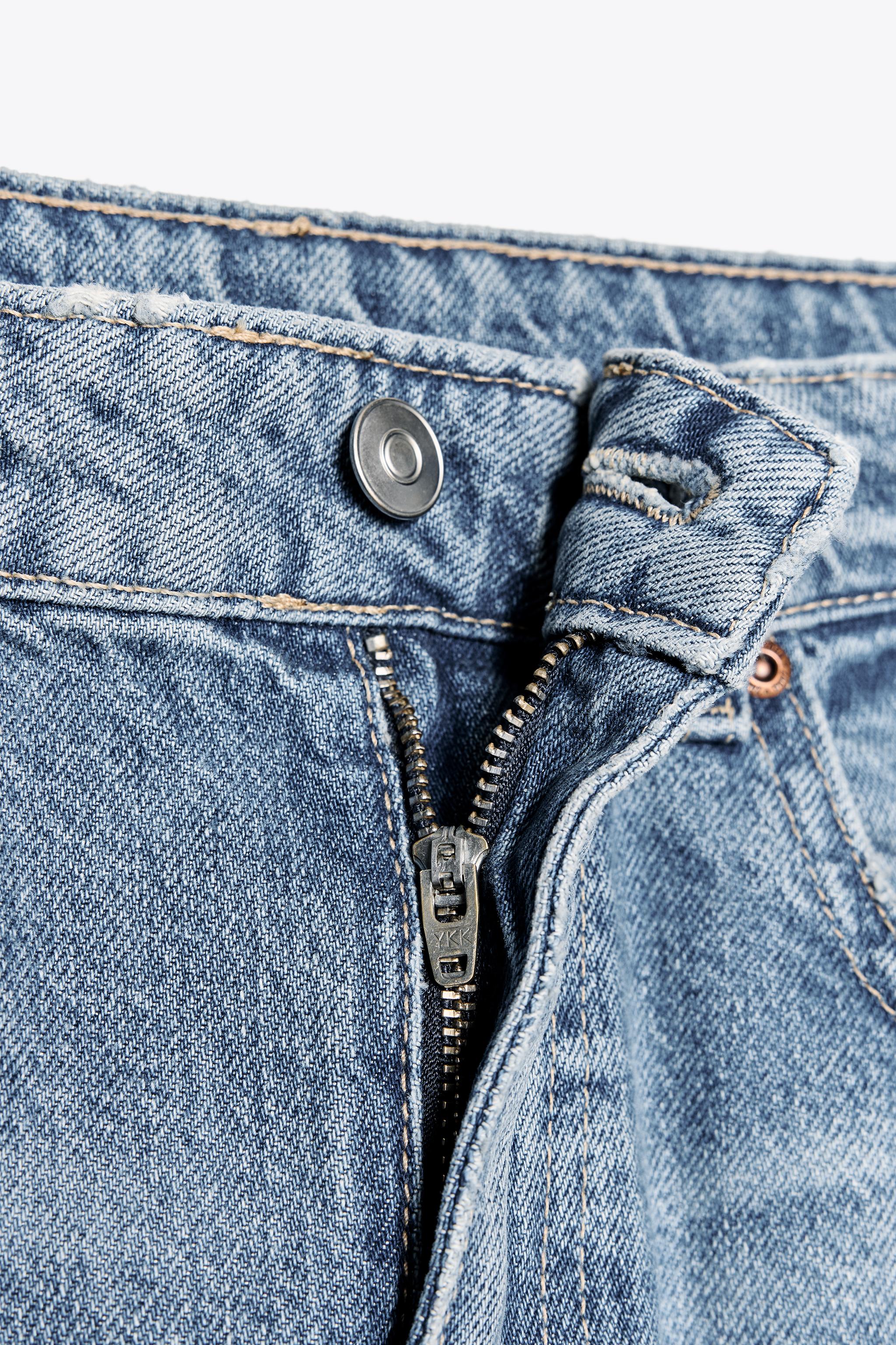 TRF MID-RISE WIDE LEG JEANS