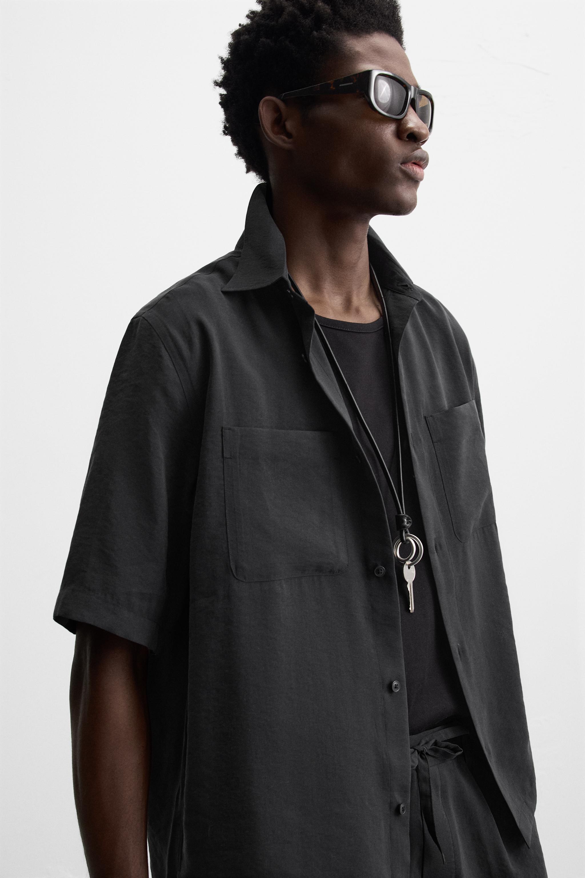 RELAXED FIT FLOWY SHIRT