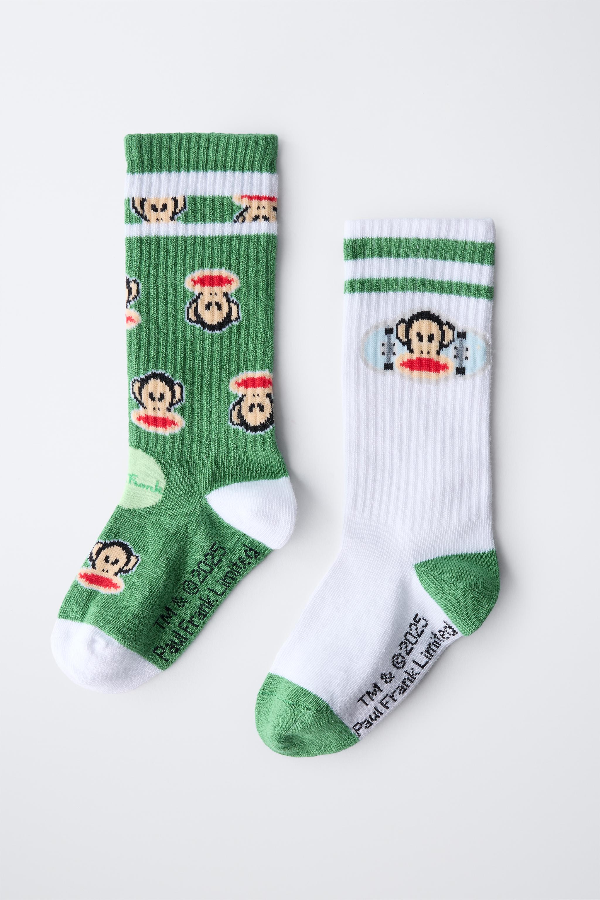 TWO-PACK OF PAUL FRANK ® LONG SOCKS