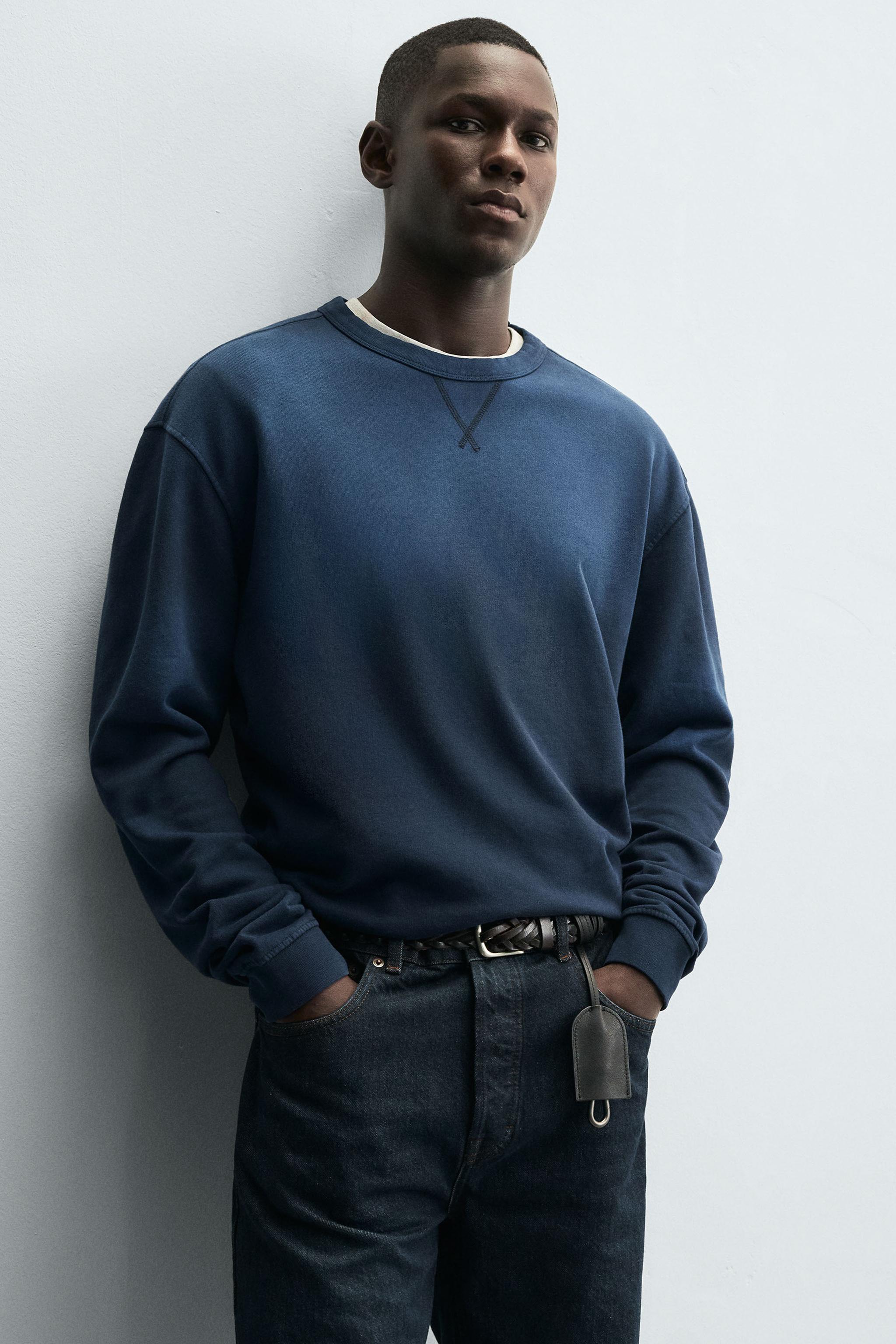 WASHED CREWNECK SWEATSHIRT