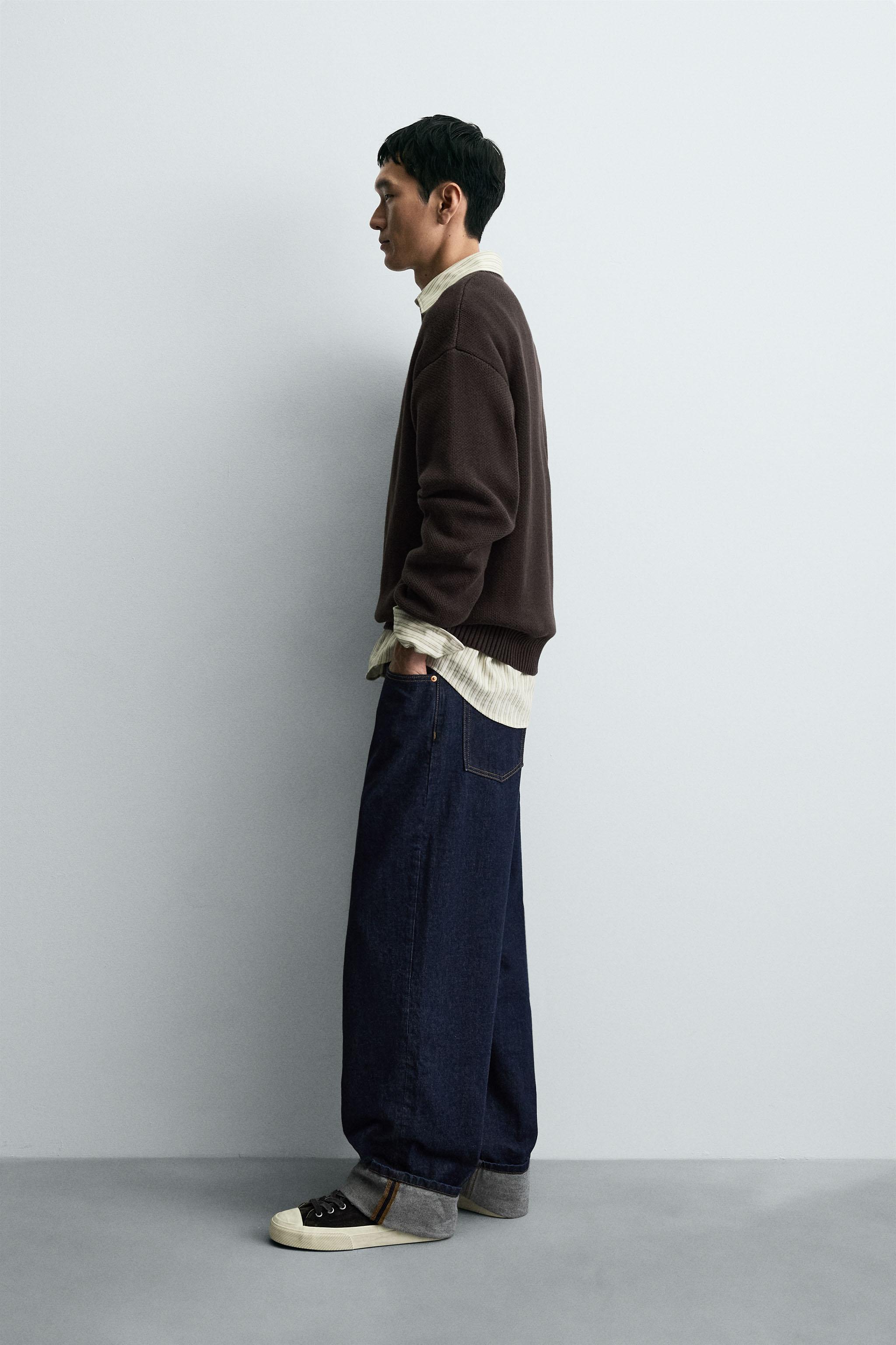 COTTON TEXTURE SWEATER