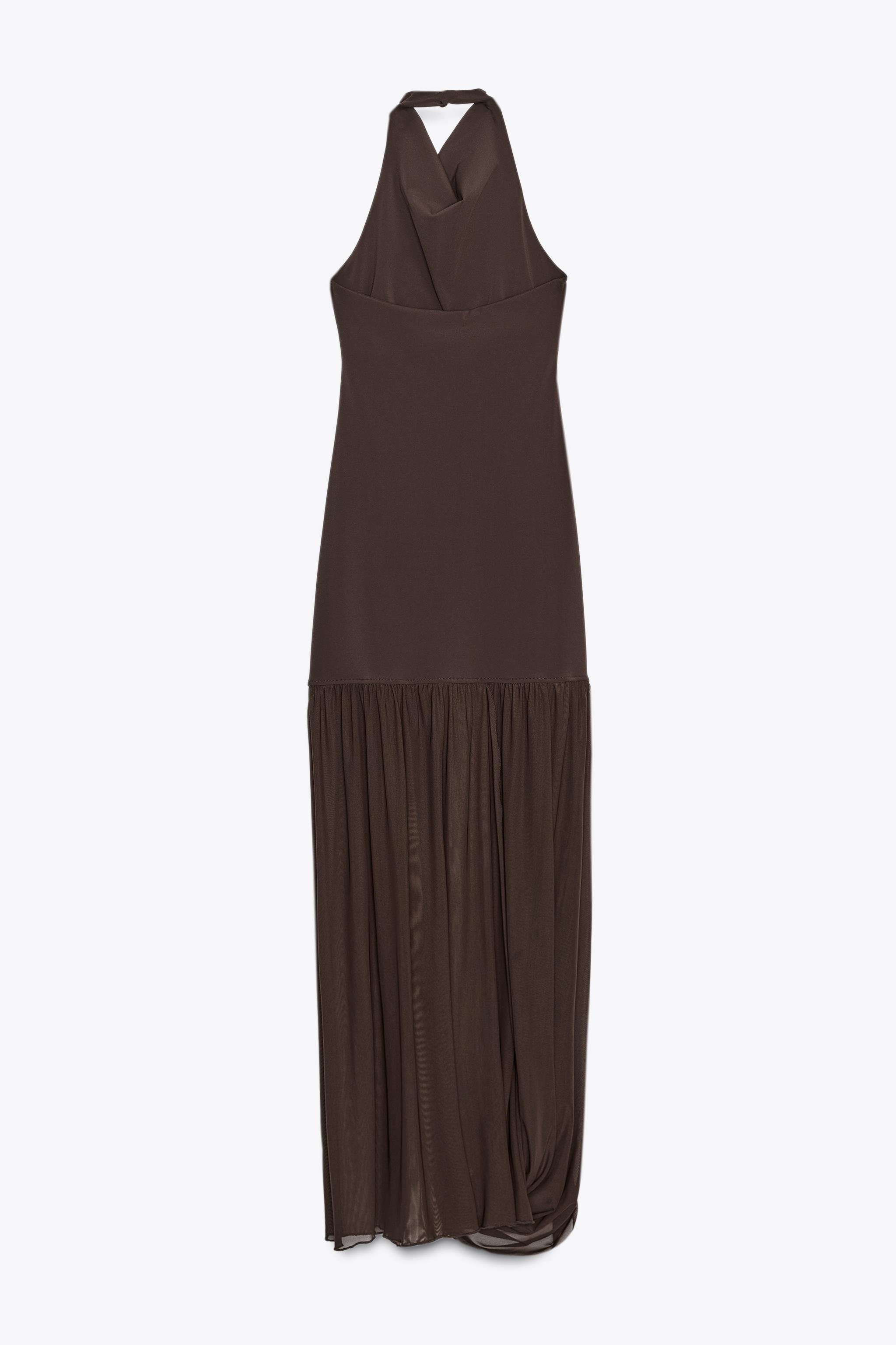 COMBINATION HALTER DRESS