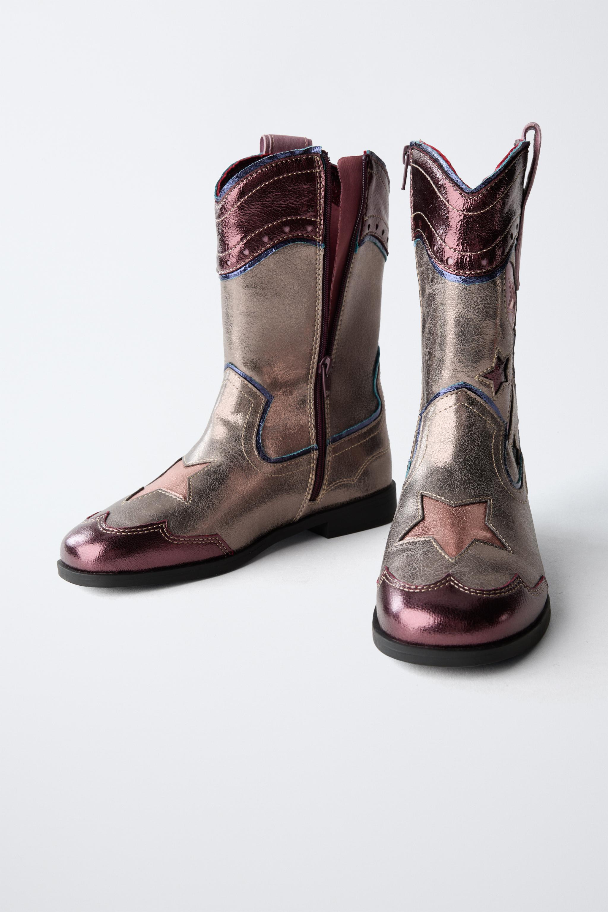 METALLIC COWBOY BOOTS