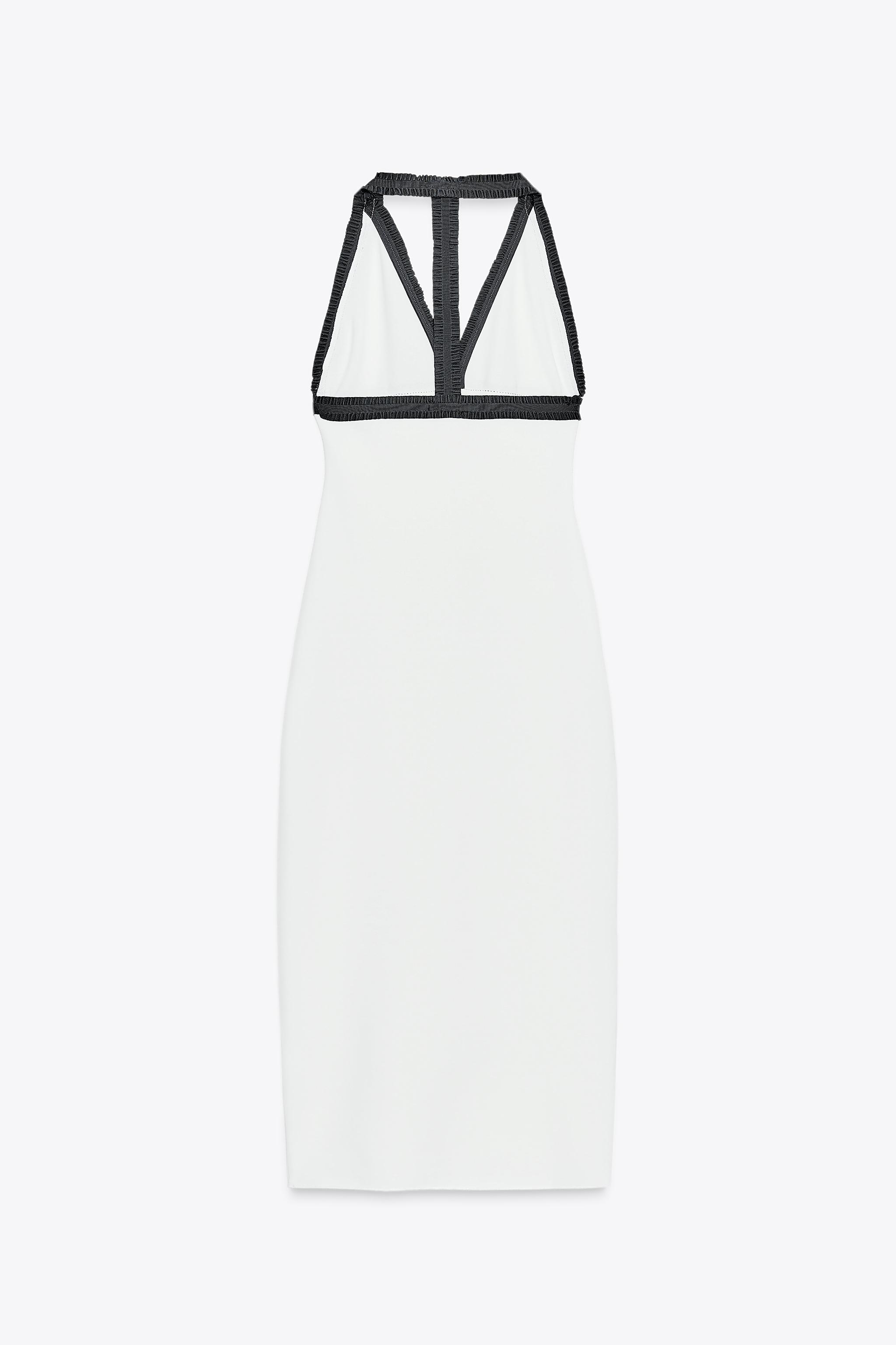 HALTER STRETCH CONTOURING DRESS