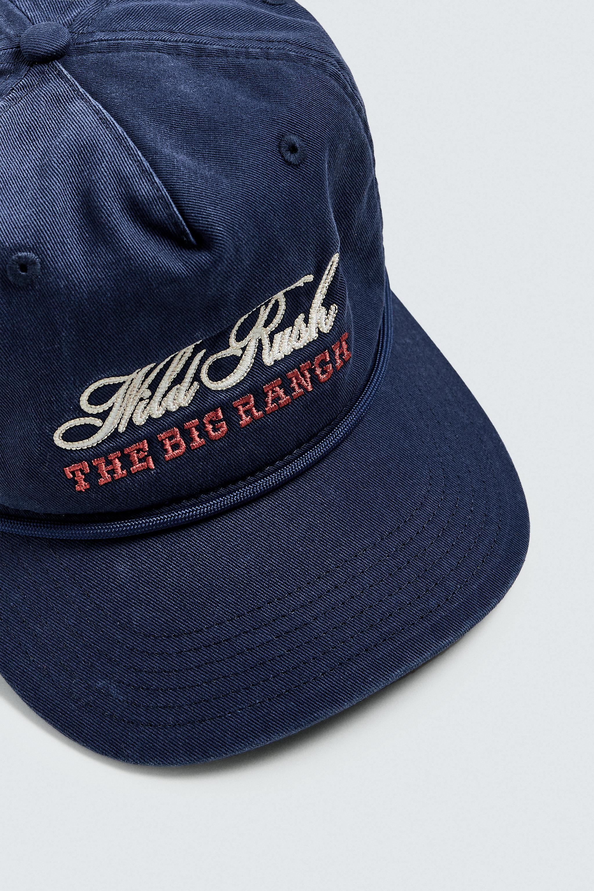 WASHED EMBROIDERED CAP