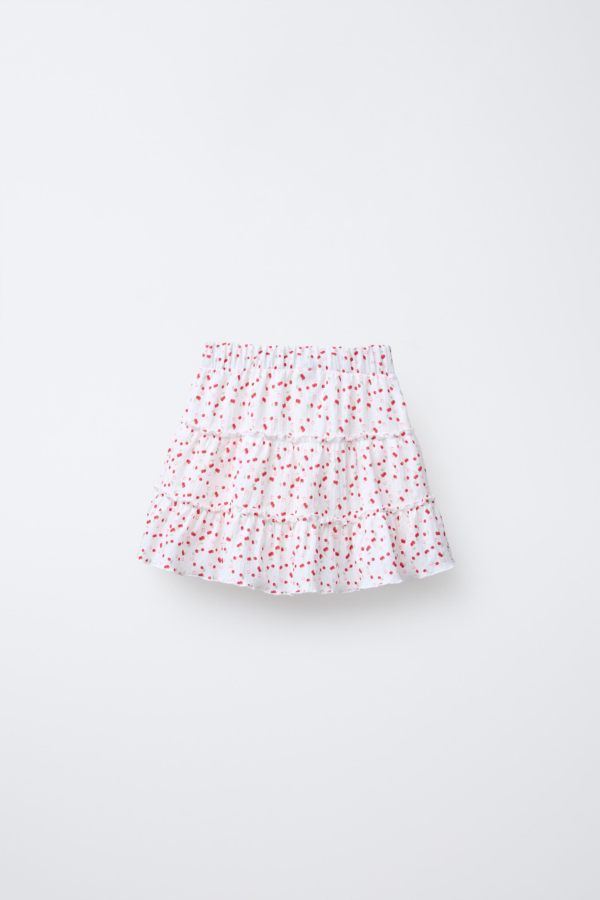 TEXTURED PRINT SKORT