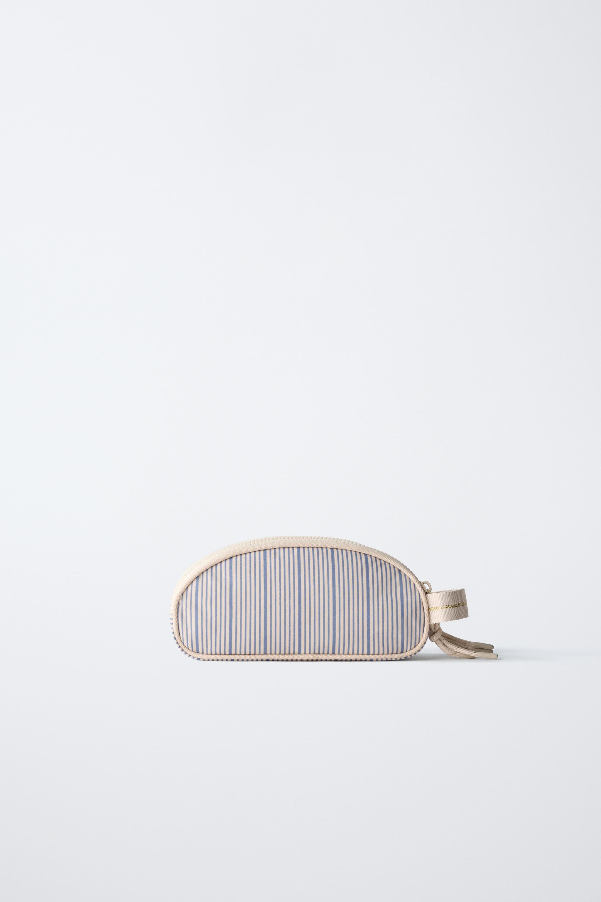 STRIPED SCHOOL PENCIL CASE