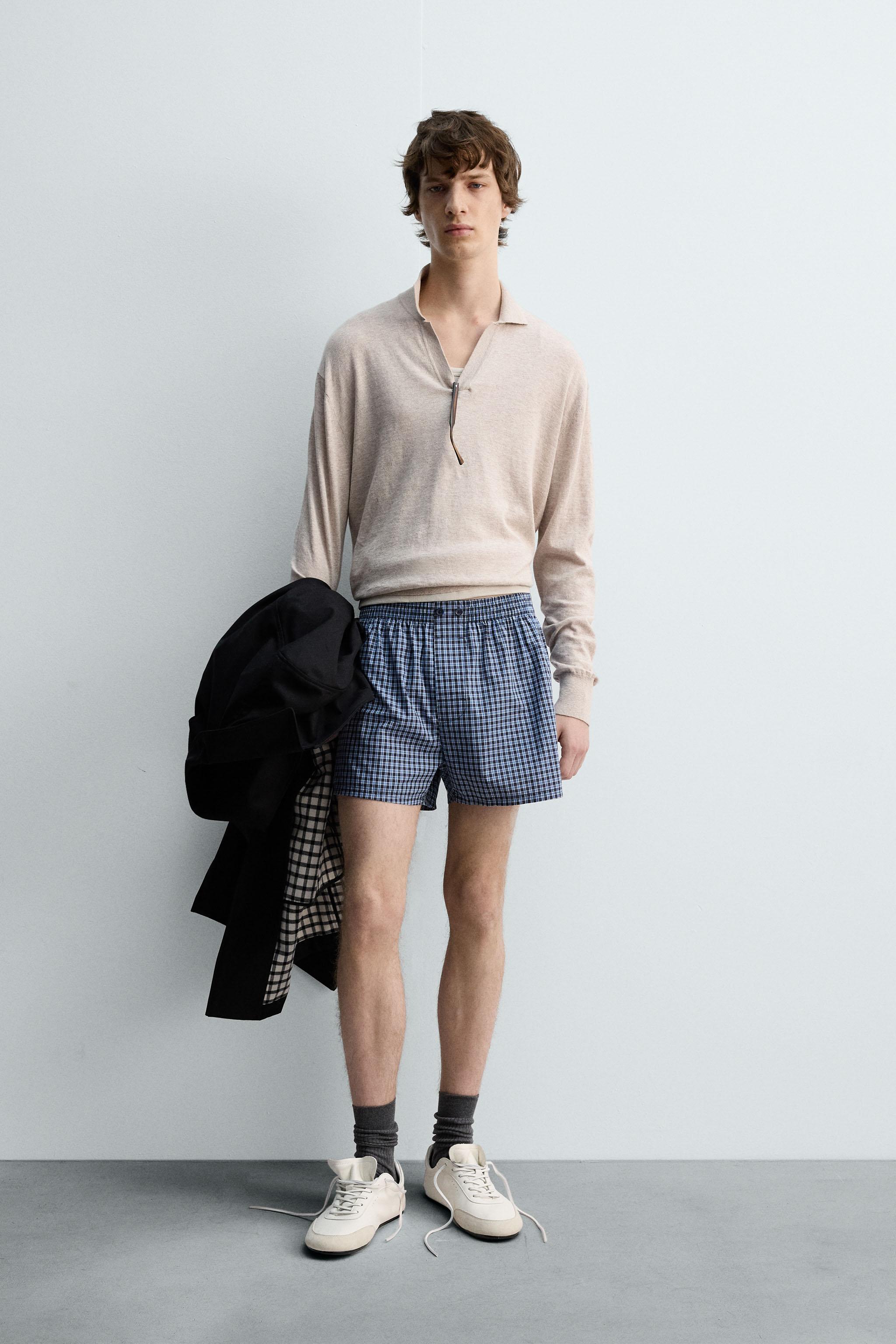 LIMITED EDITION CHECKERED POPLIN BOXERS