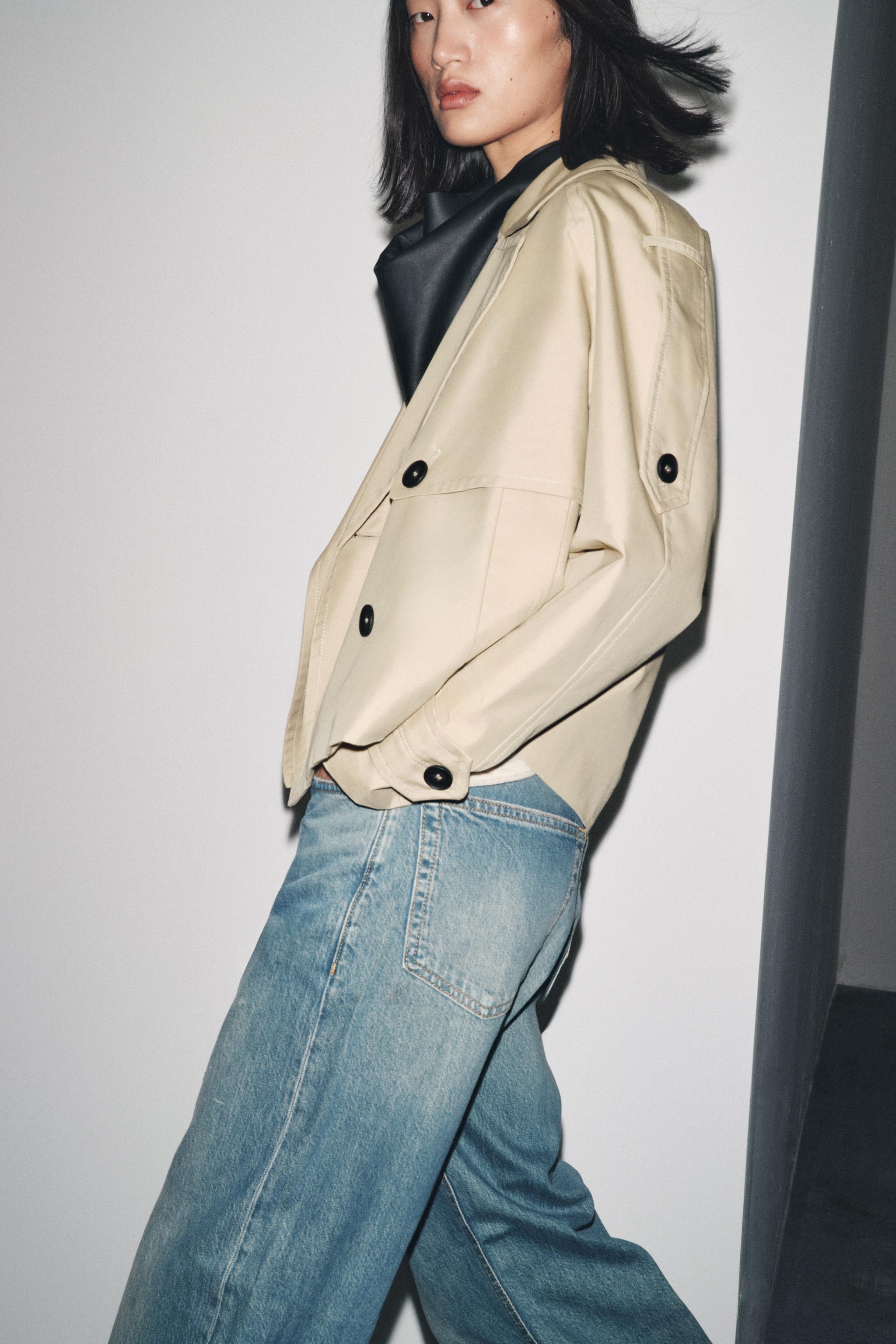 SHORT WATER REPELLENT TRENCH COAT ZW COLLECTION