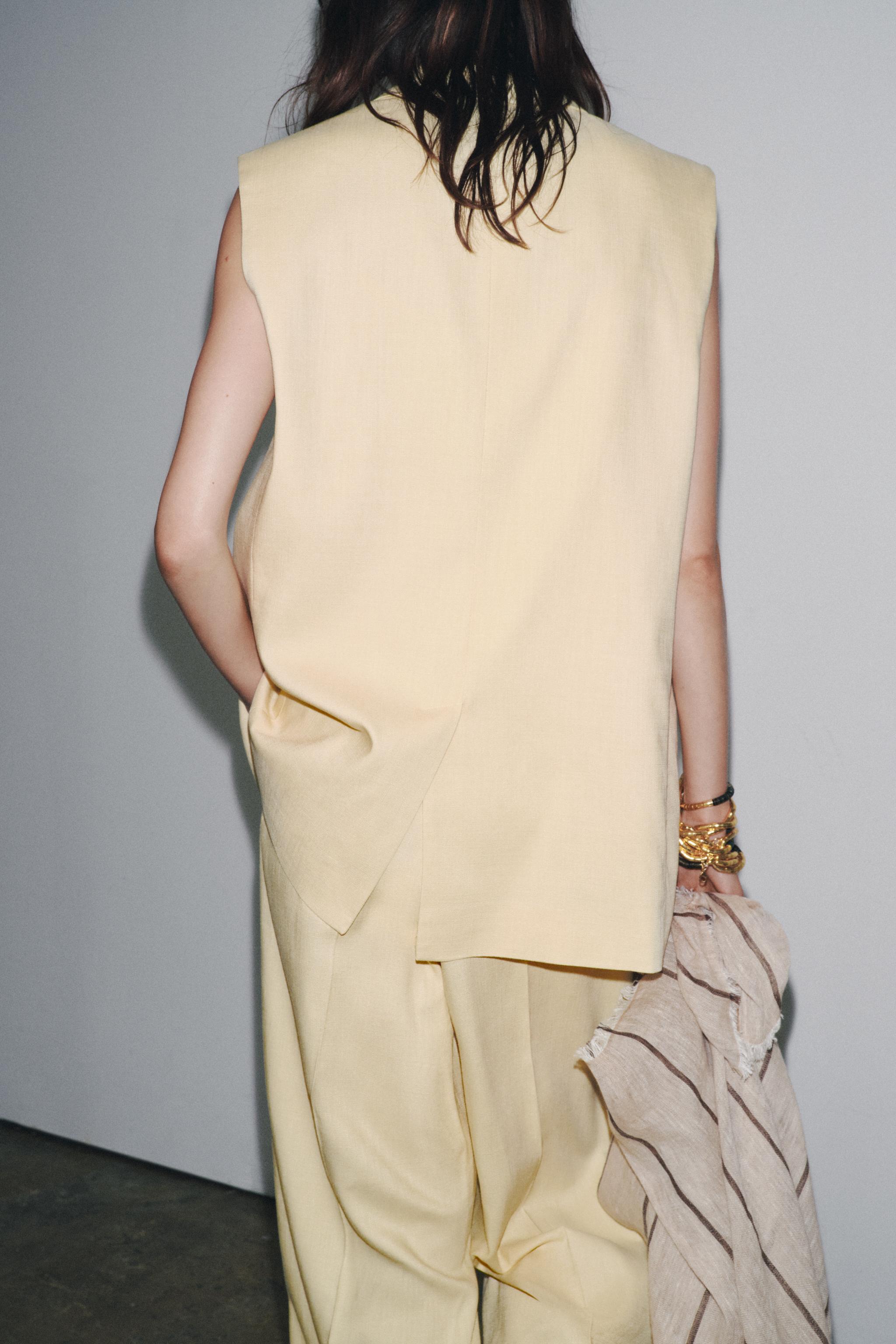 ZW COLLECTION WIDE LEG PLEATED PANTS