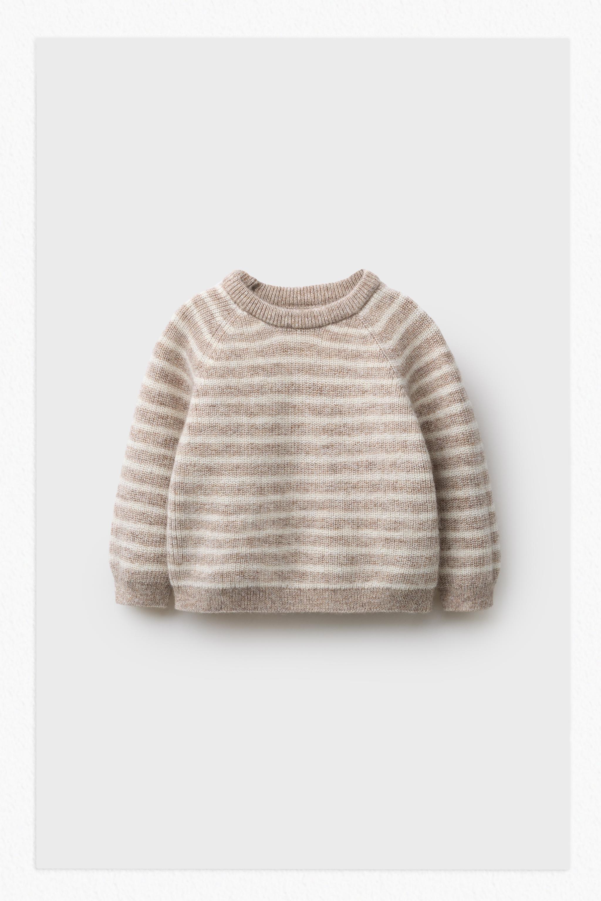 WOOL AND CASHMERE STRIPED SWEATER
