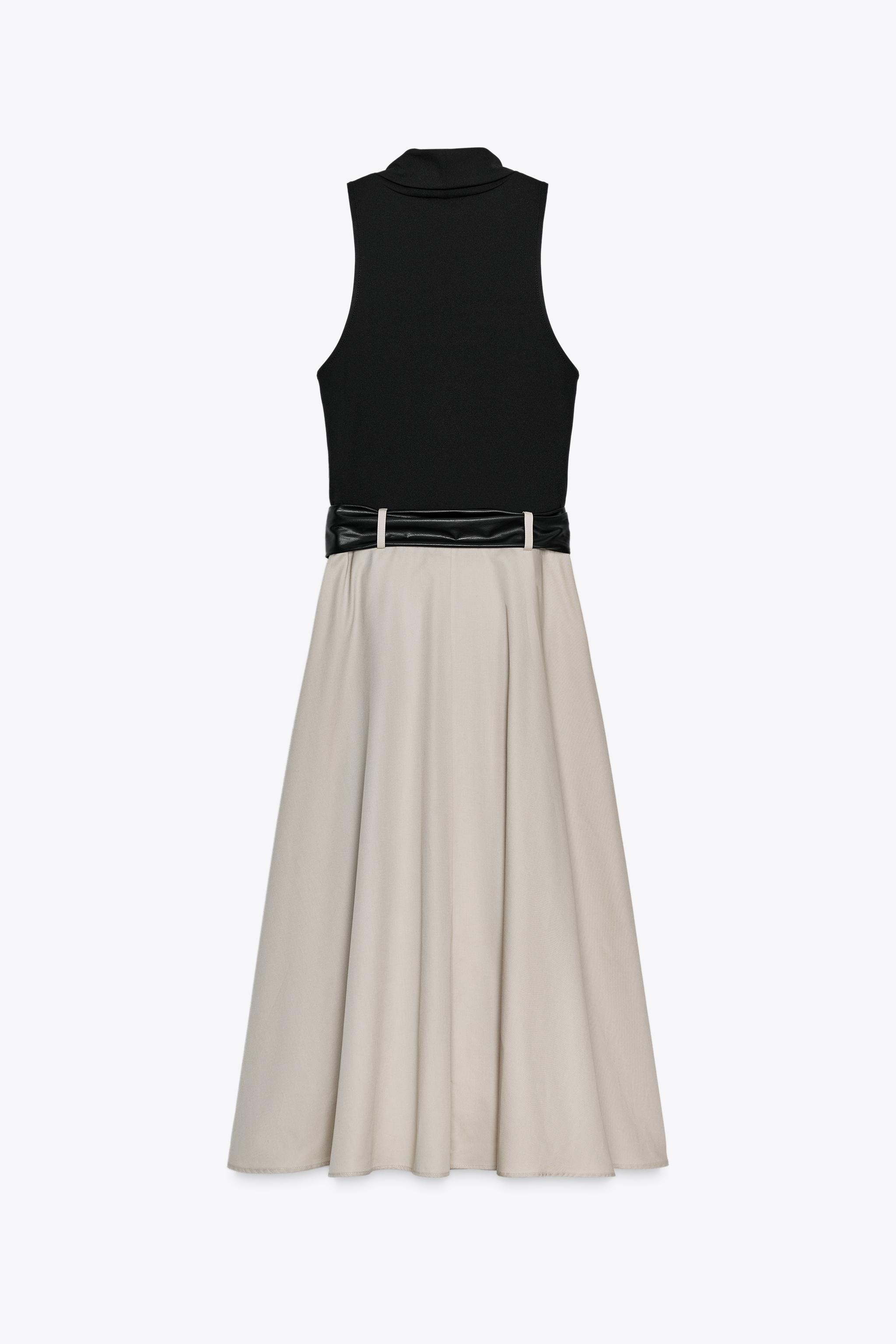 COMBINATION BELTED DRESS